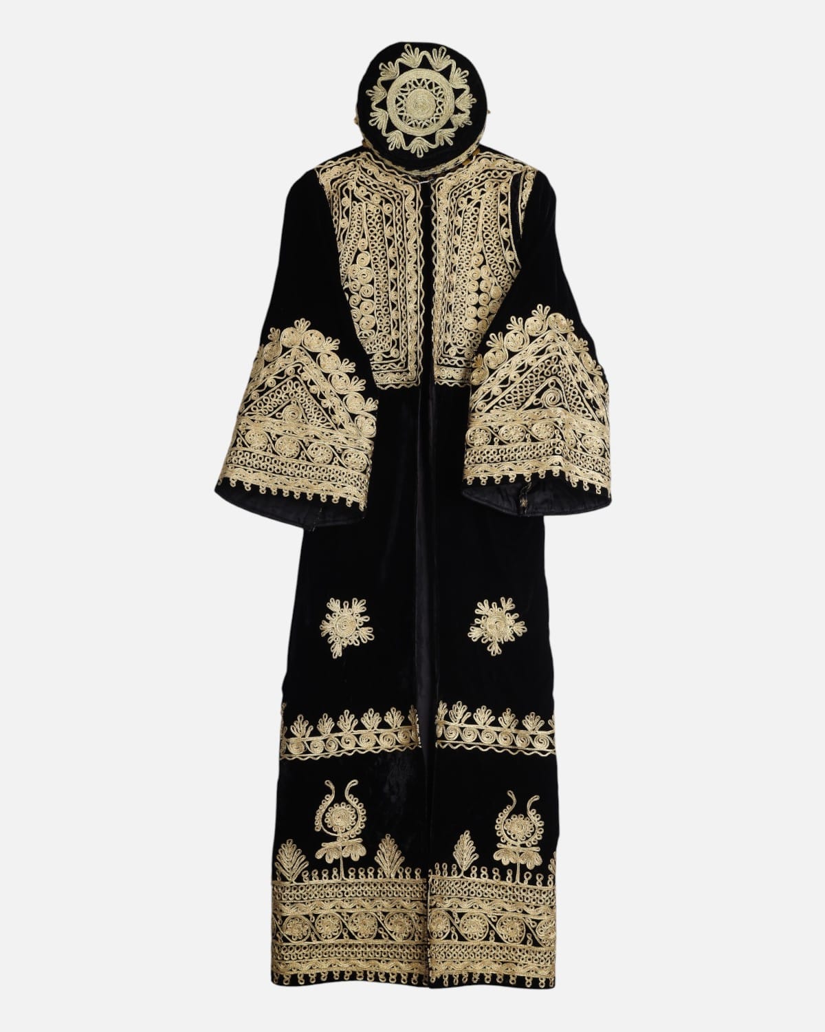 Long Coat Charma Dozi Chapan with Hat