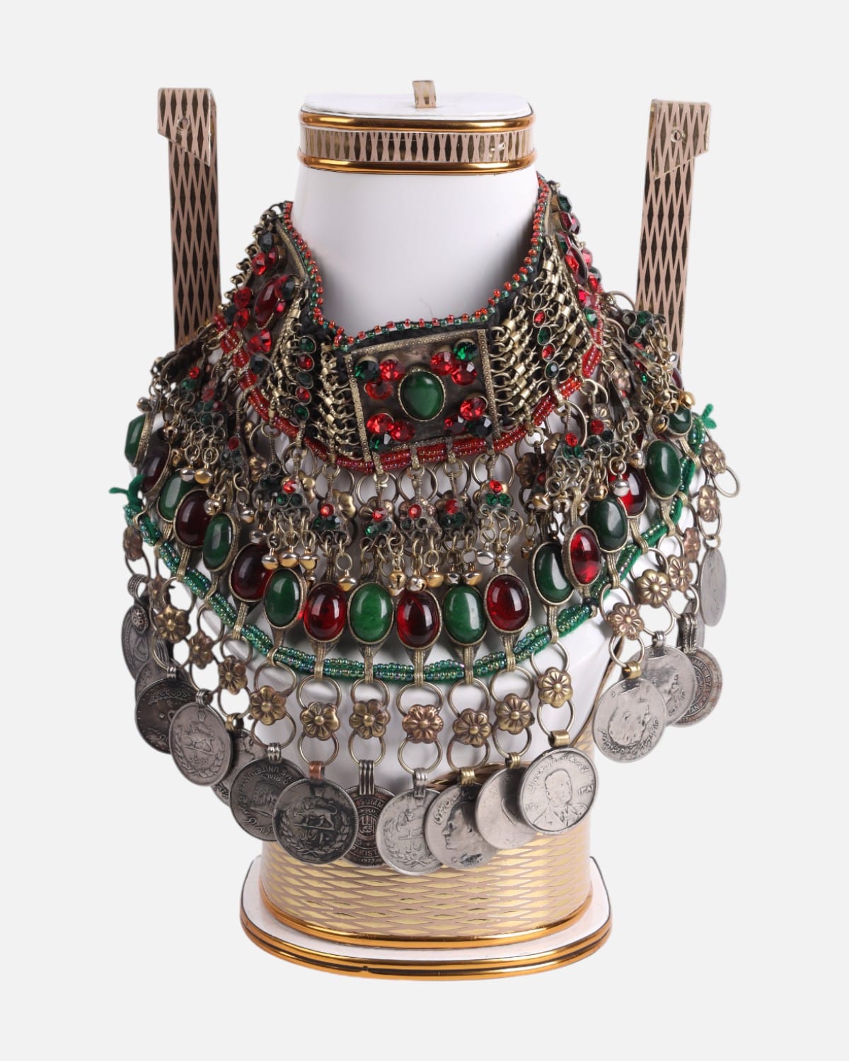 Afghan Multicolor Agate Necklace