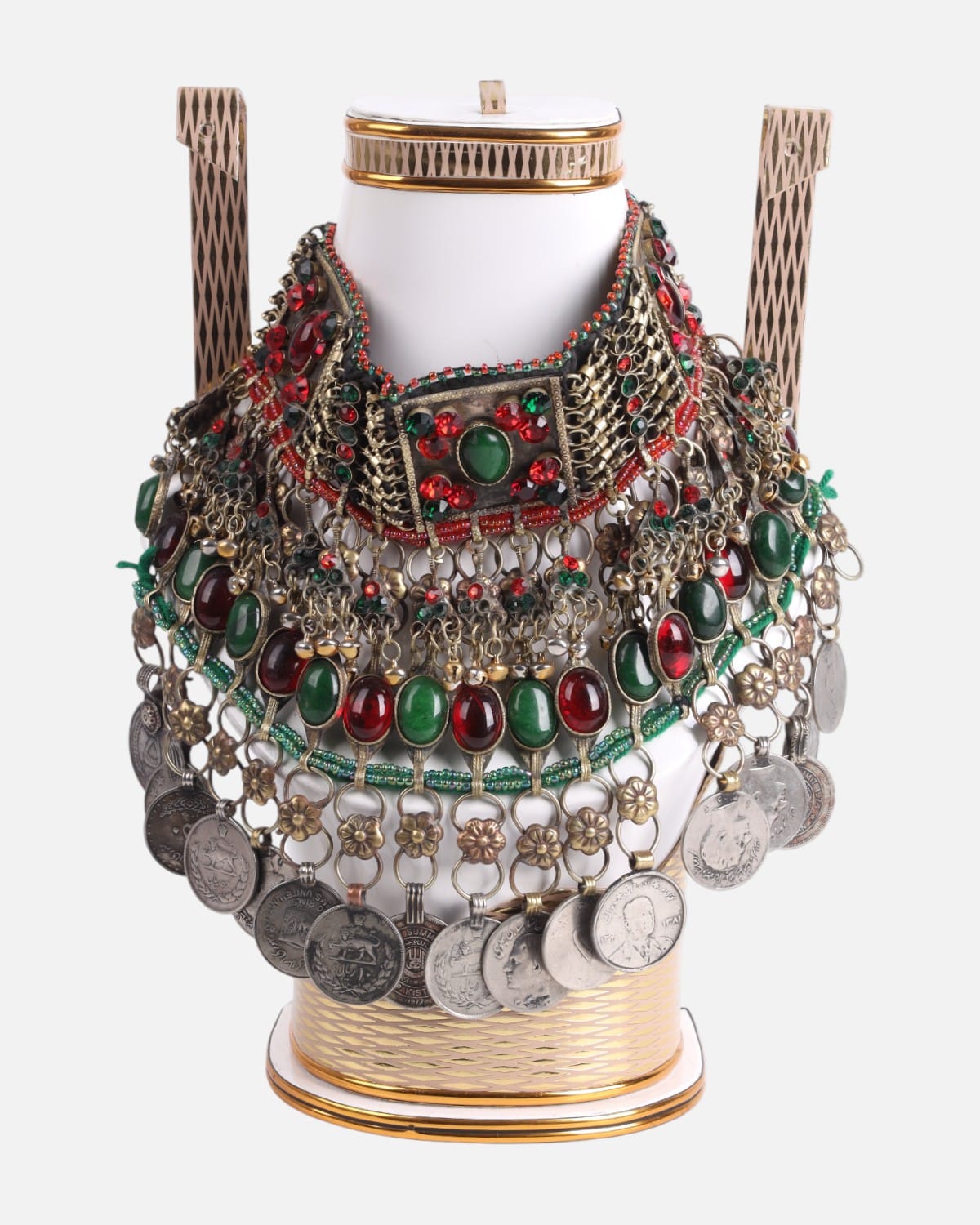 Afghan Multicolor Agate Necklace