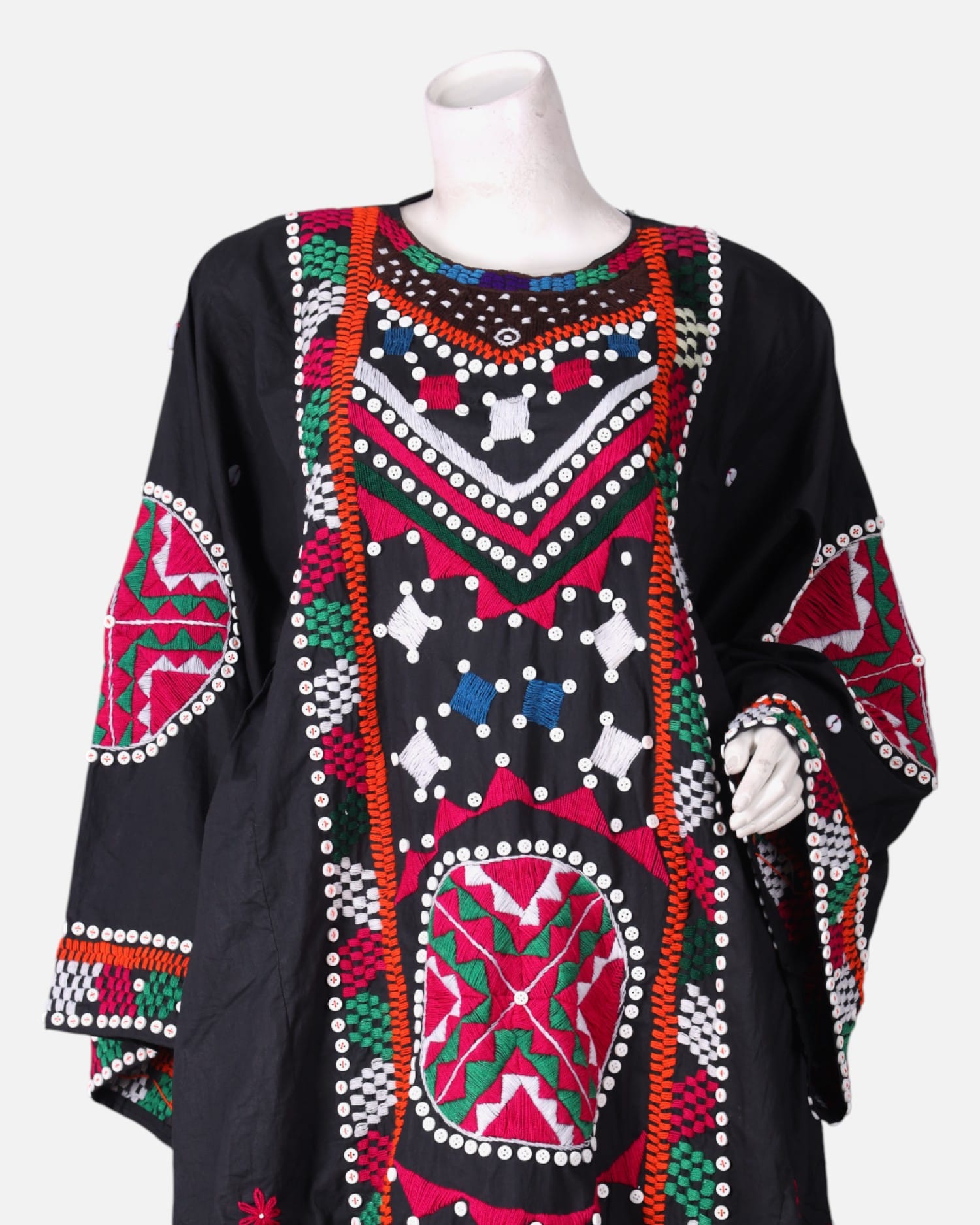 Afghan Kandahari Chapan with Handcrafted Embroidery