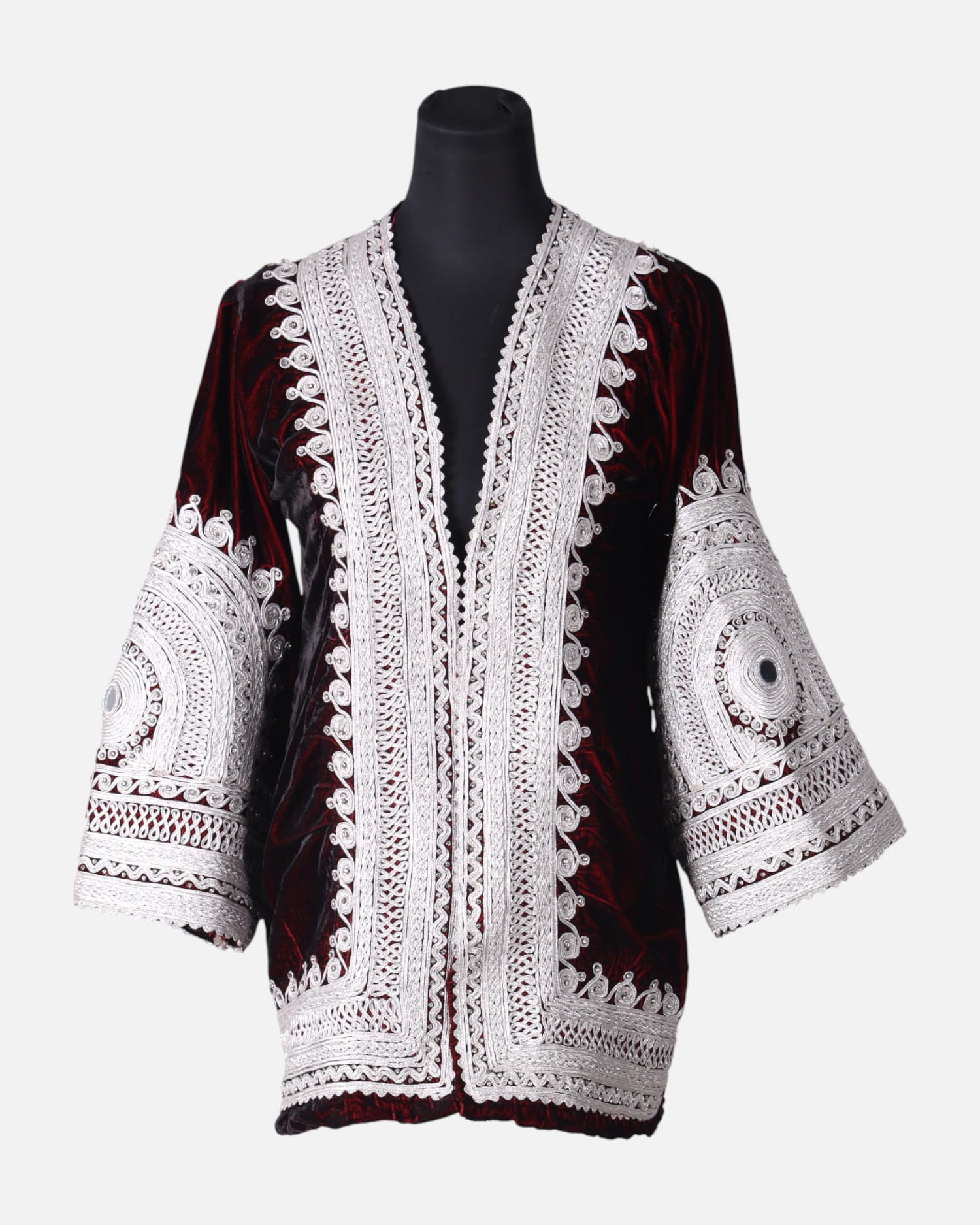 Traditional Afghan Faryab Velvet Kurti