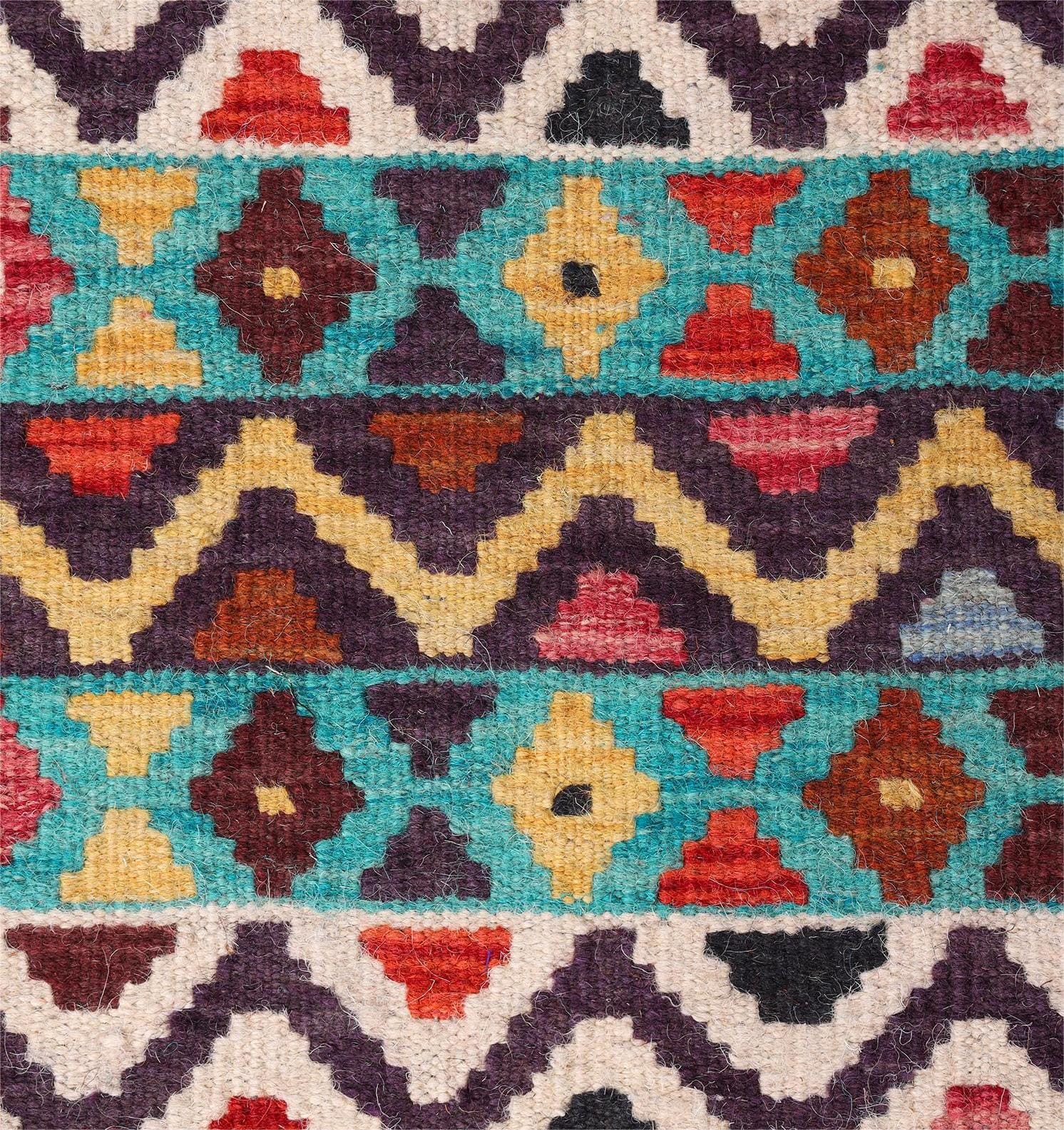 Multicolor Mazari Kilim Handwoven