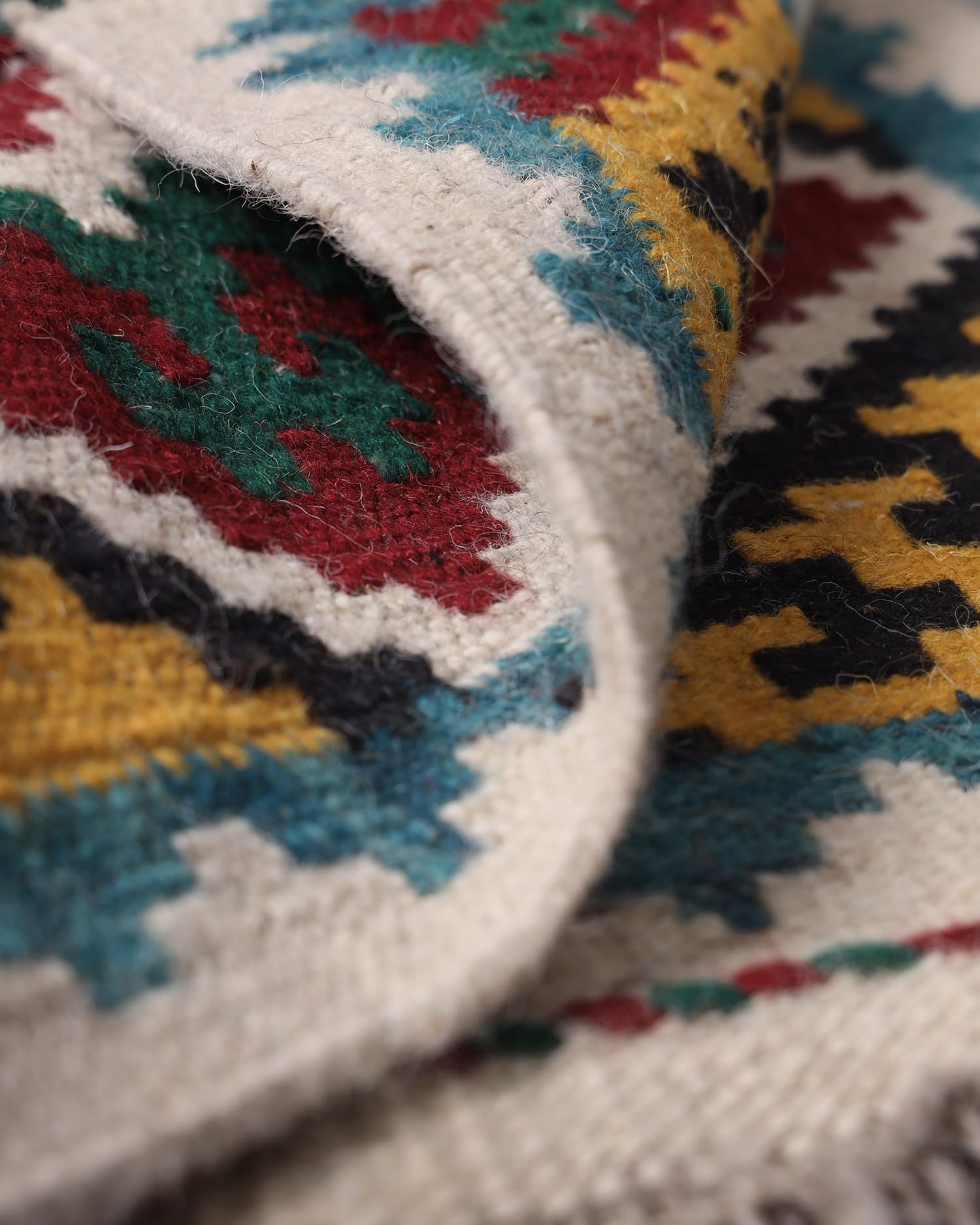 Traditional Mazari Kilim Wall Hanging