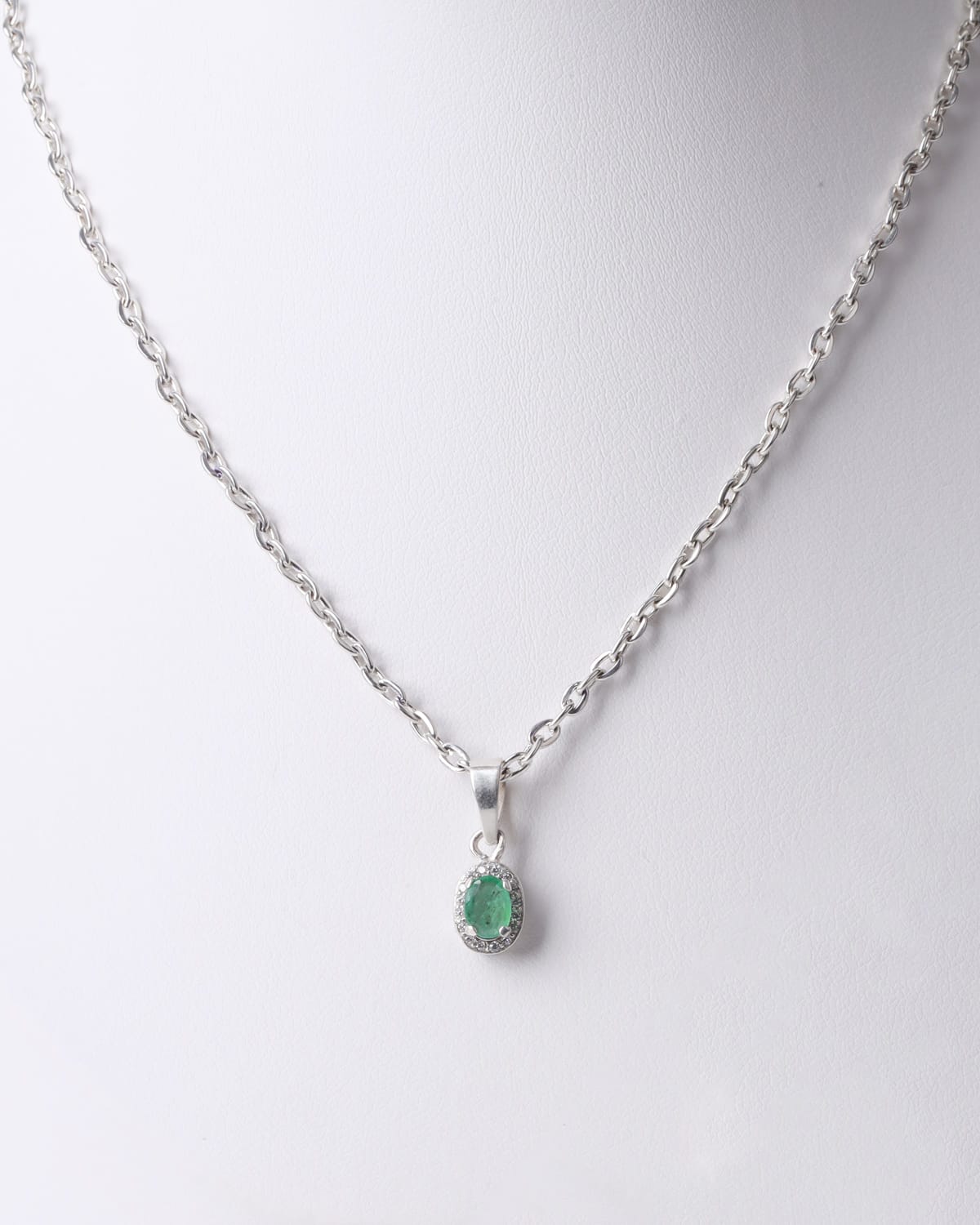 Panjshir Emerald Silver Pendant