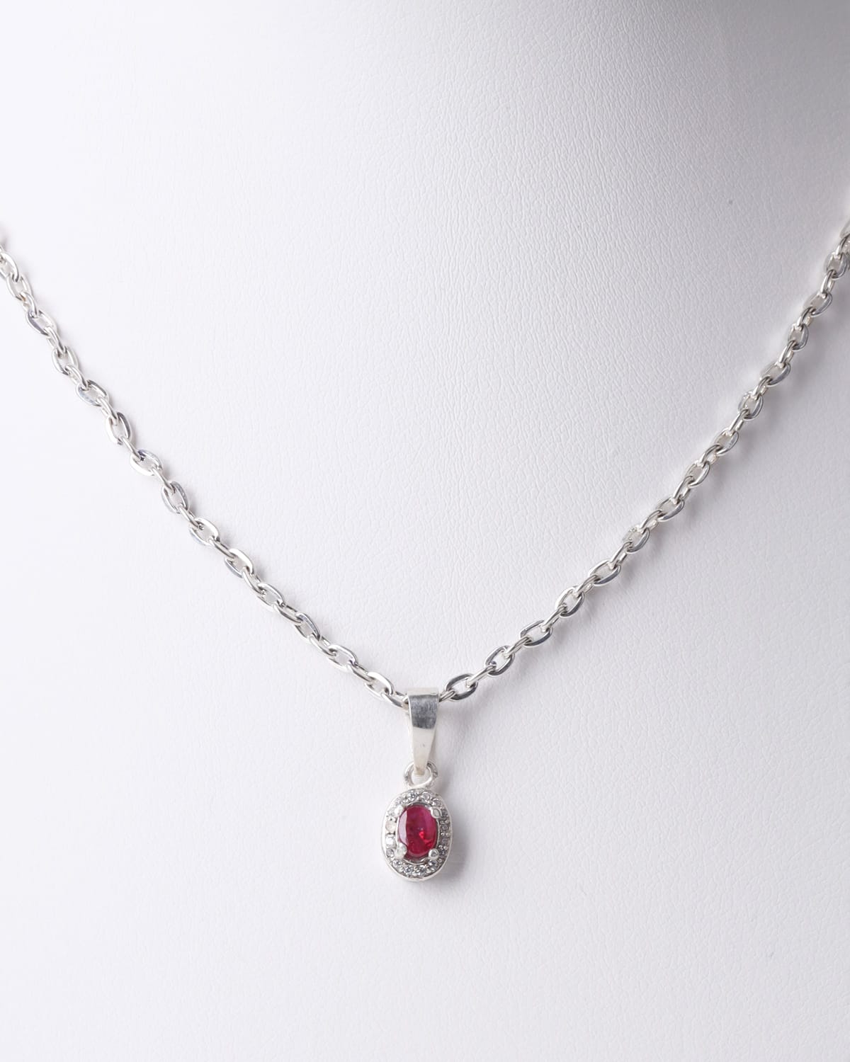 Elegant Ruby Quartz Necklace