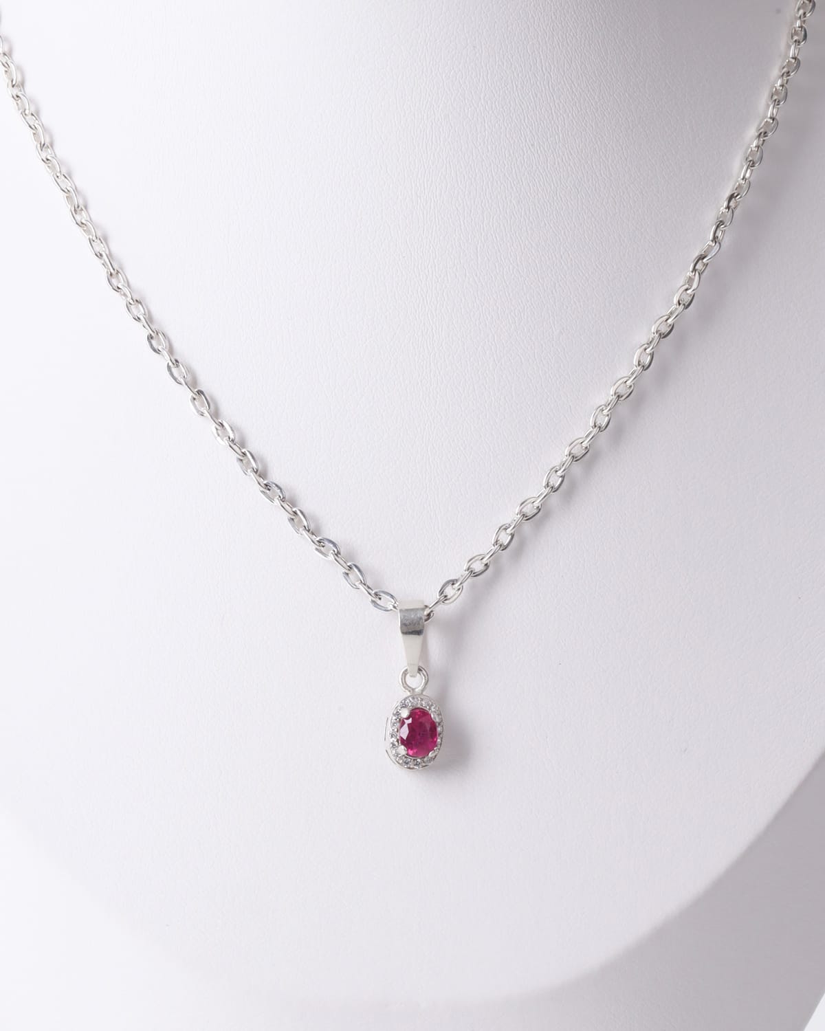 Ruby Gemstone Necklace