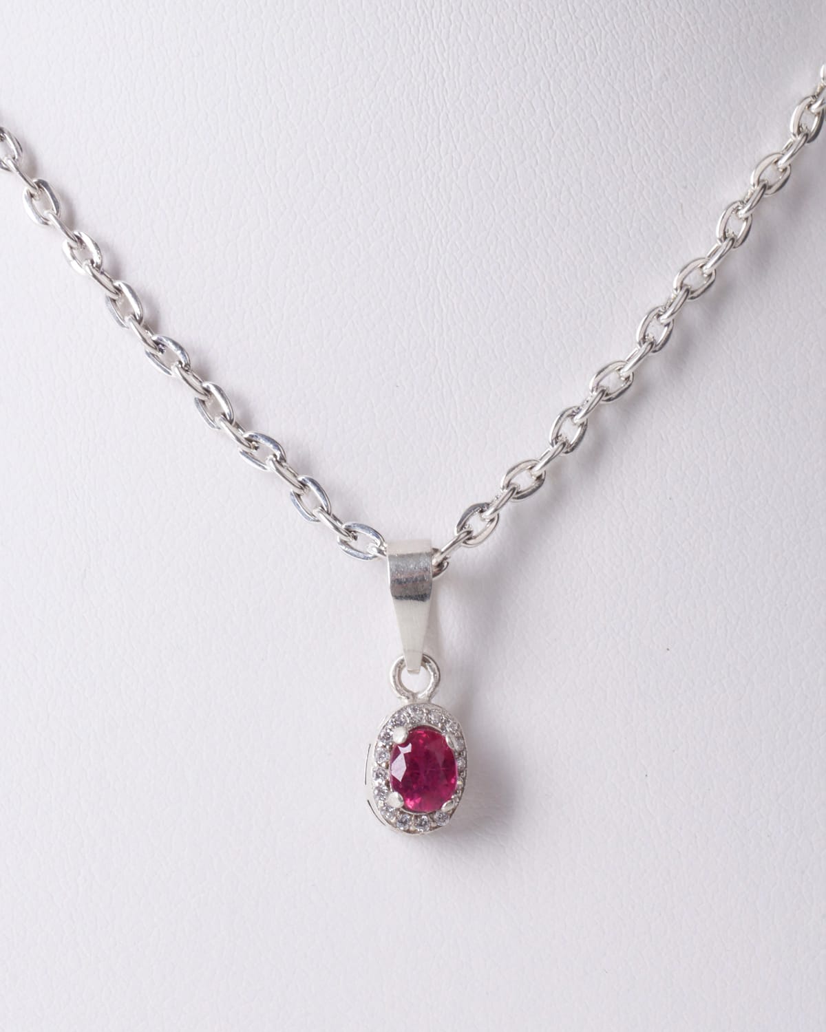 Ruby Gemstone Necklace