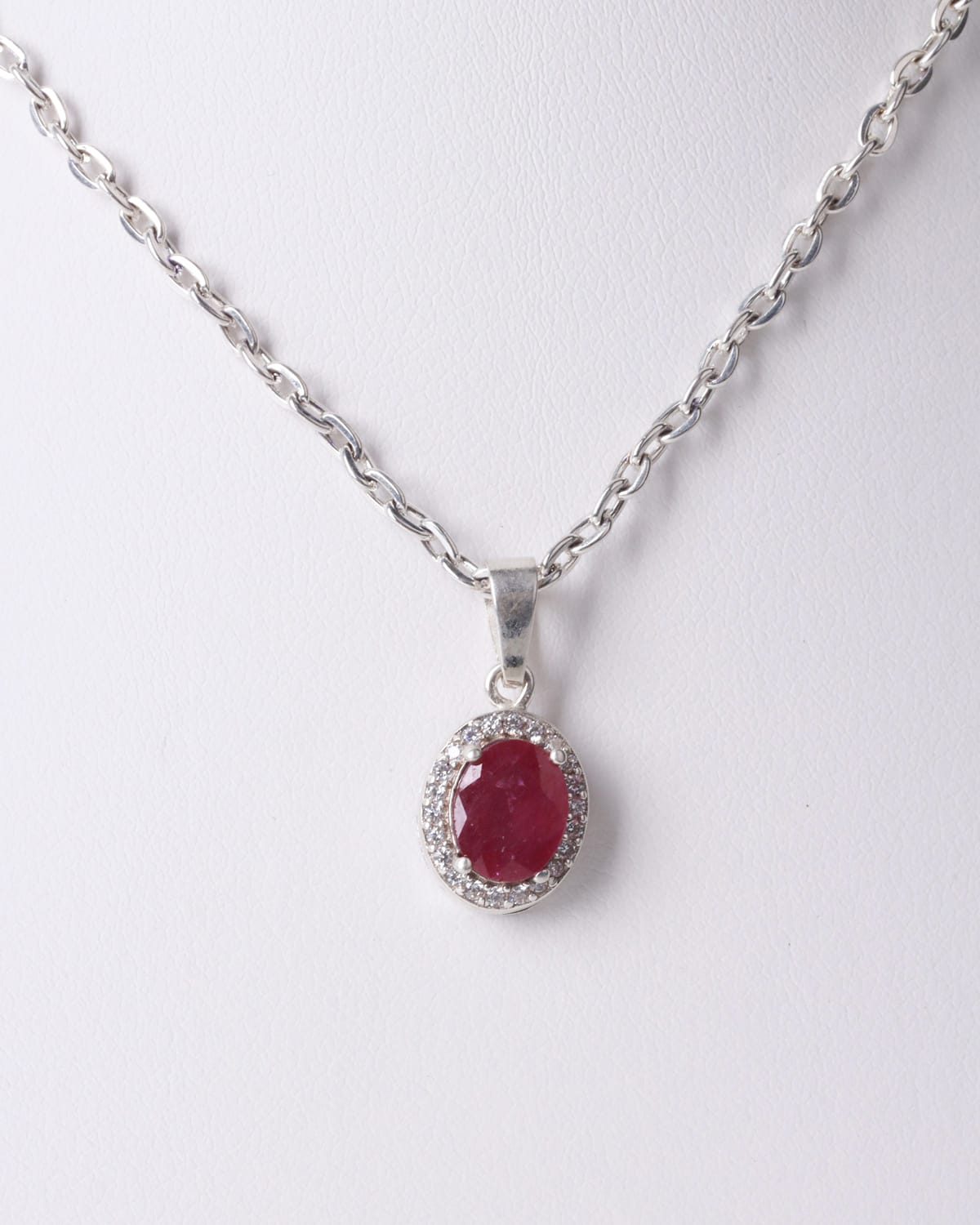 Elegant Ruby Necklace
