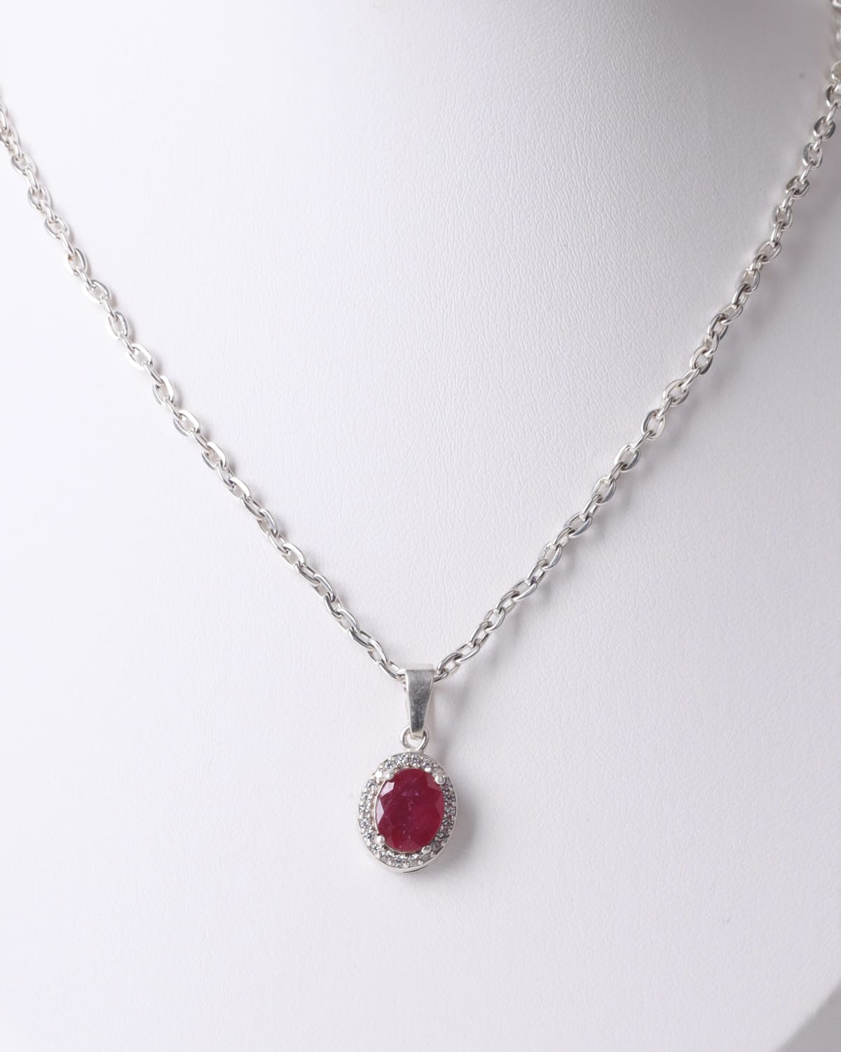 Elegant Ruby Necklace