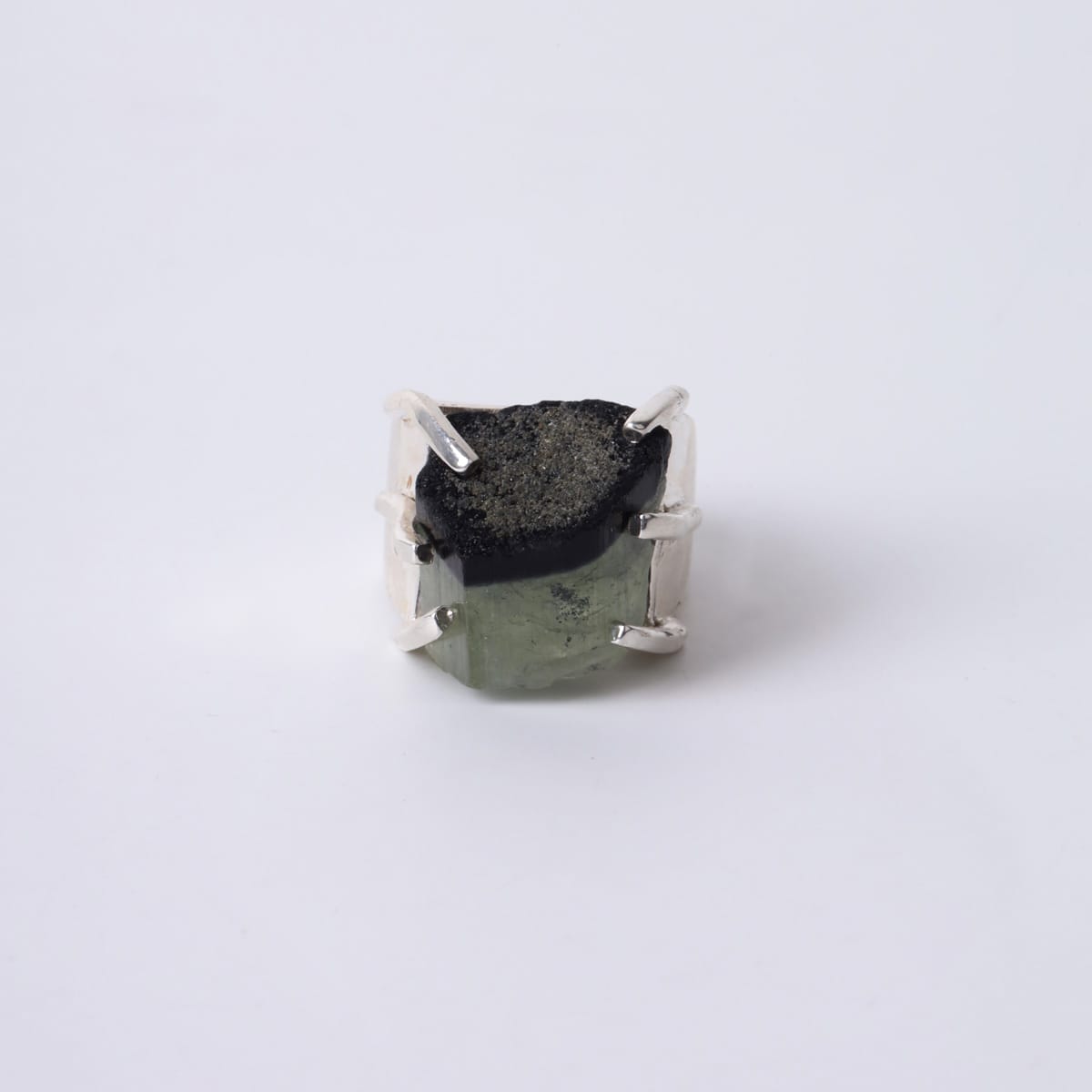 Noorstani Tourmaline Ring in 980 Silver