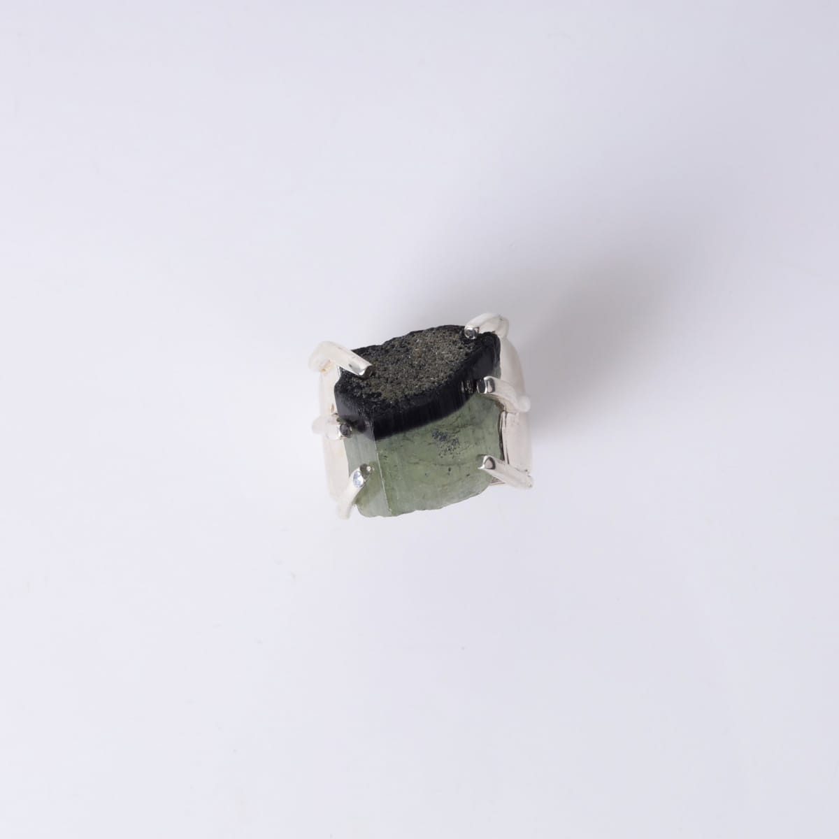 Noorstani Tourmaline Ring in 980 Silver
