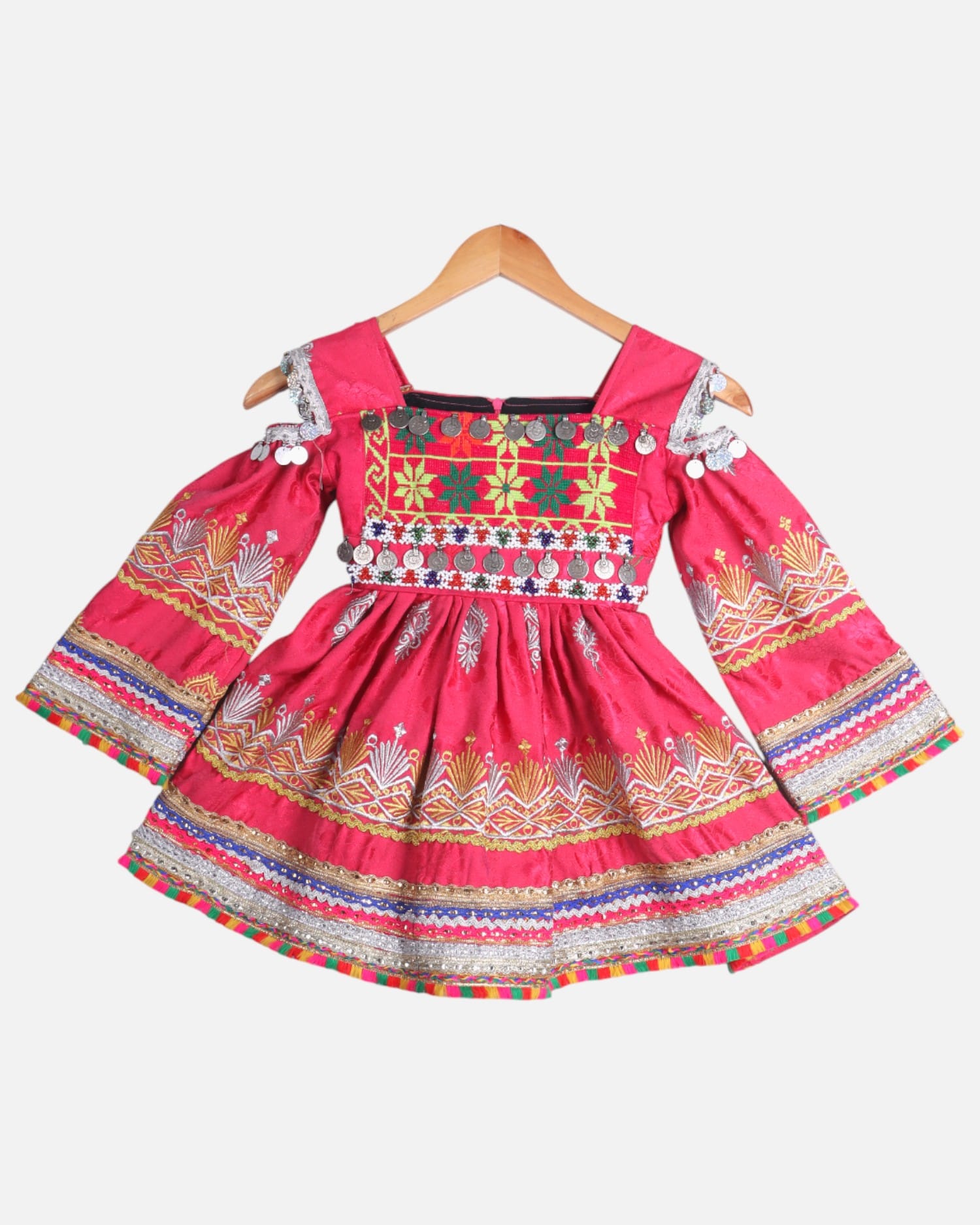 Hand Embroidered Dress For Kids