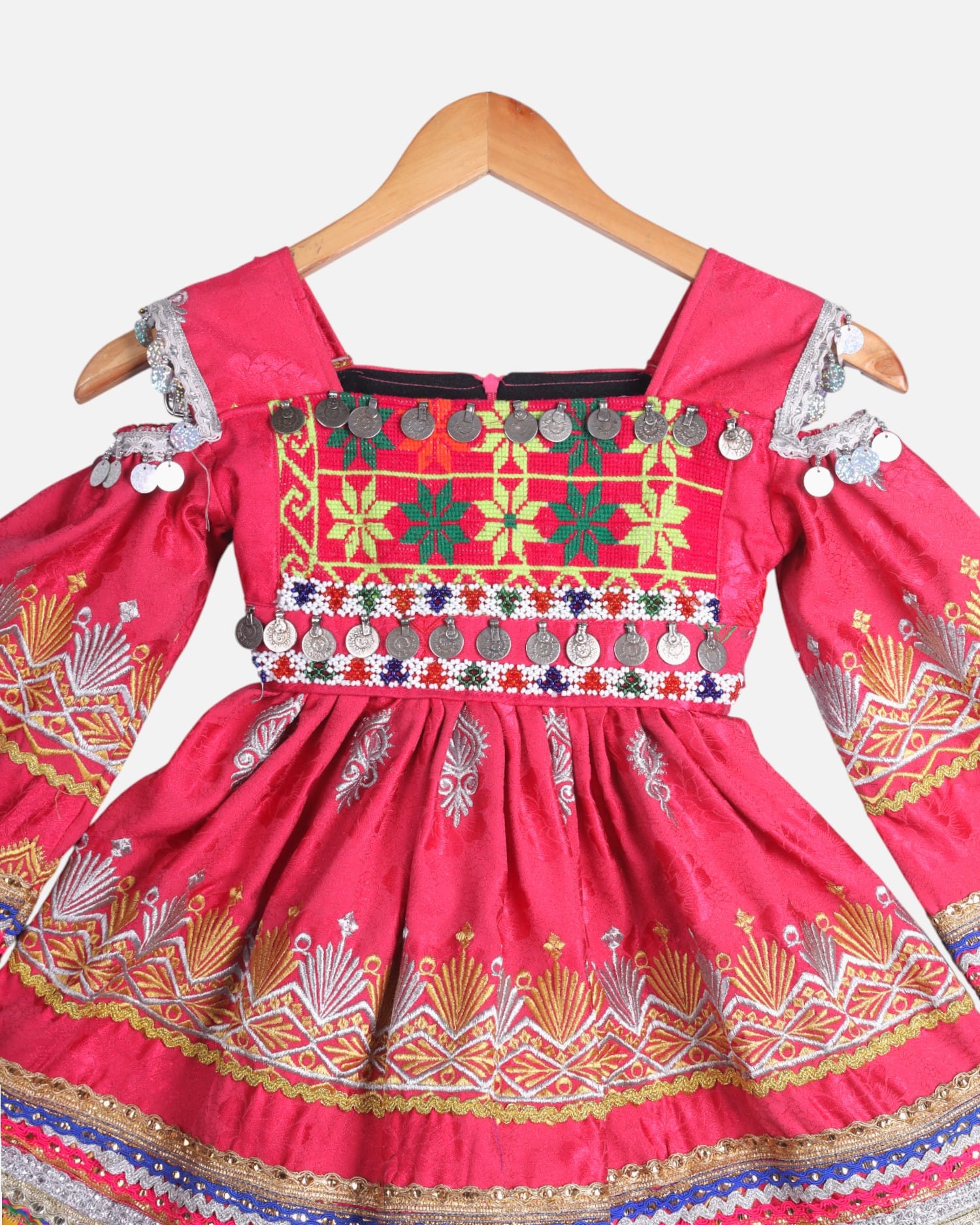Hand Embroidered Dress For Kids