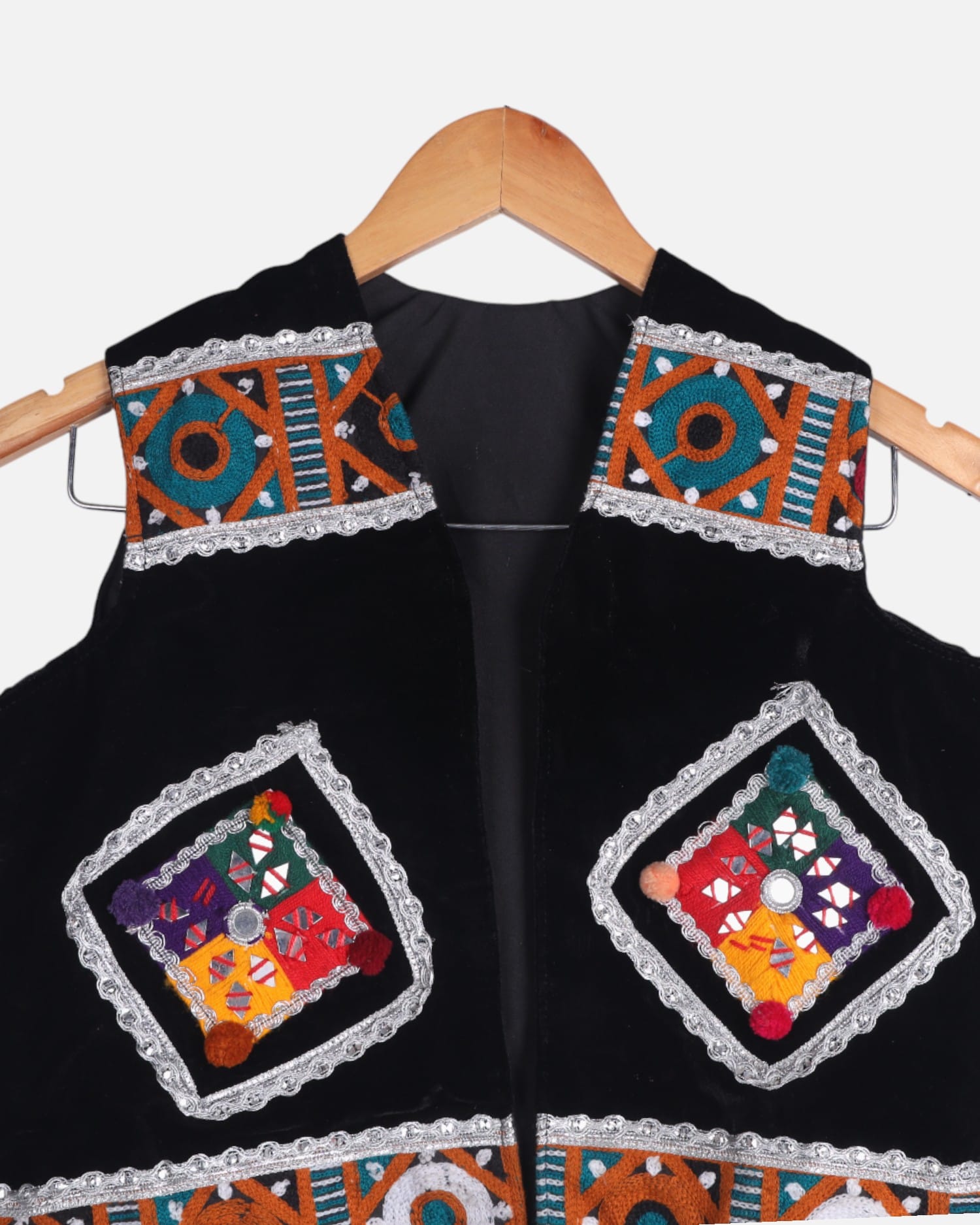Children's Velvet Embroidered Waistcoat