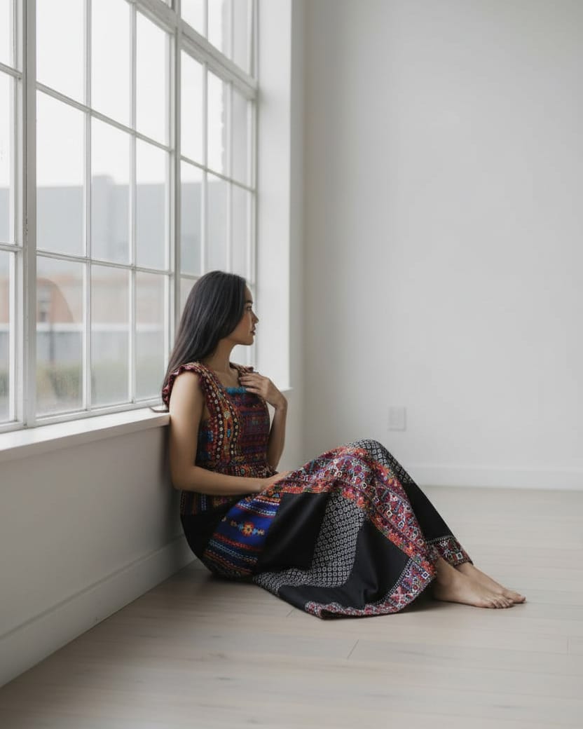Authentic Hand Embroidered Traditional Dress