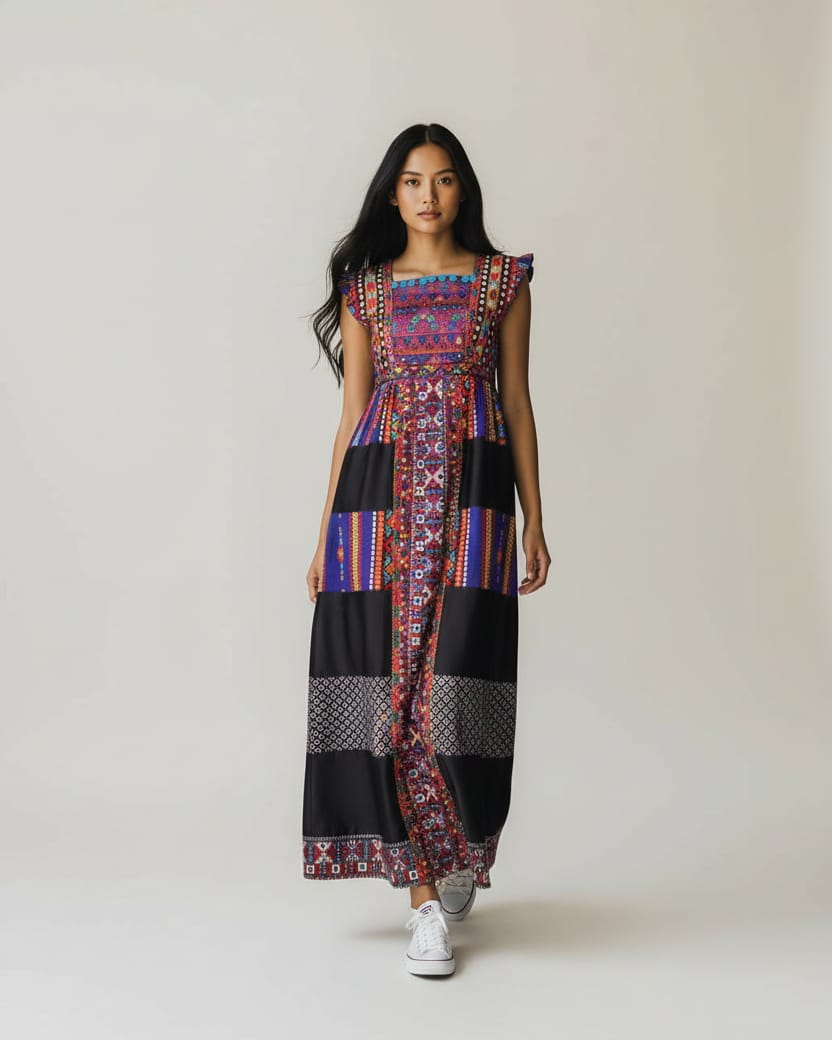 Authentic Hand Embroidered Traditional Dress