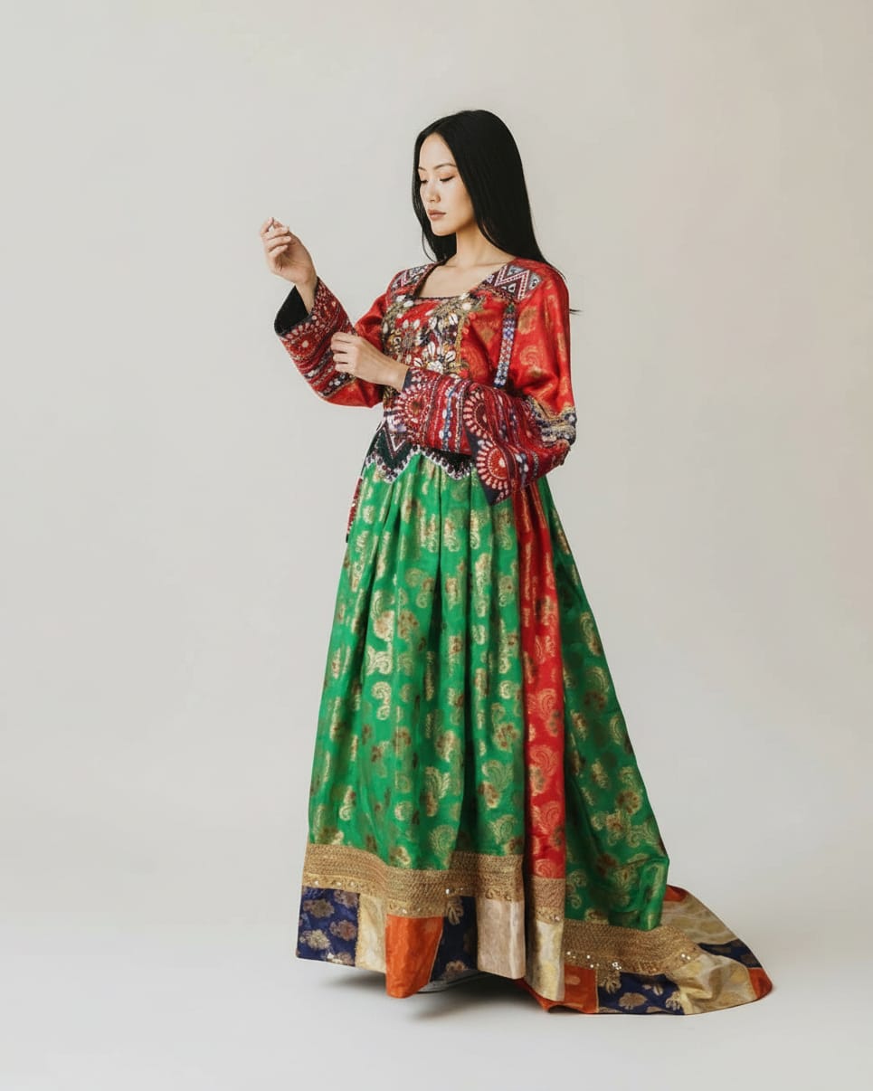 Afghan Kuchi Bridal Dress