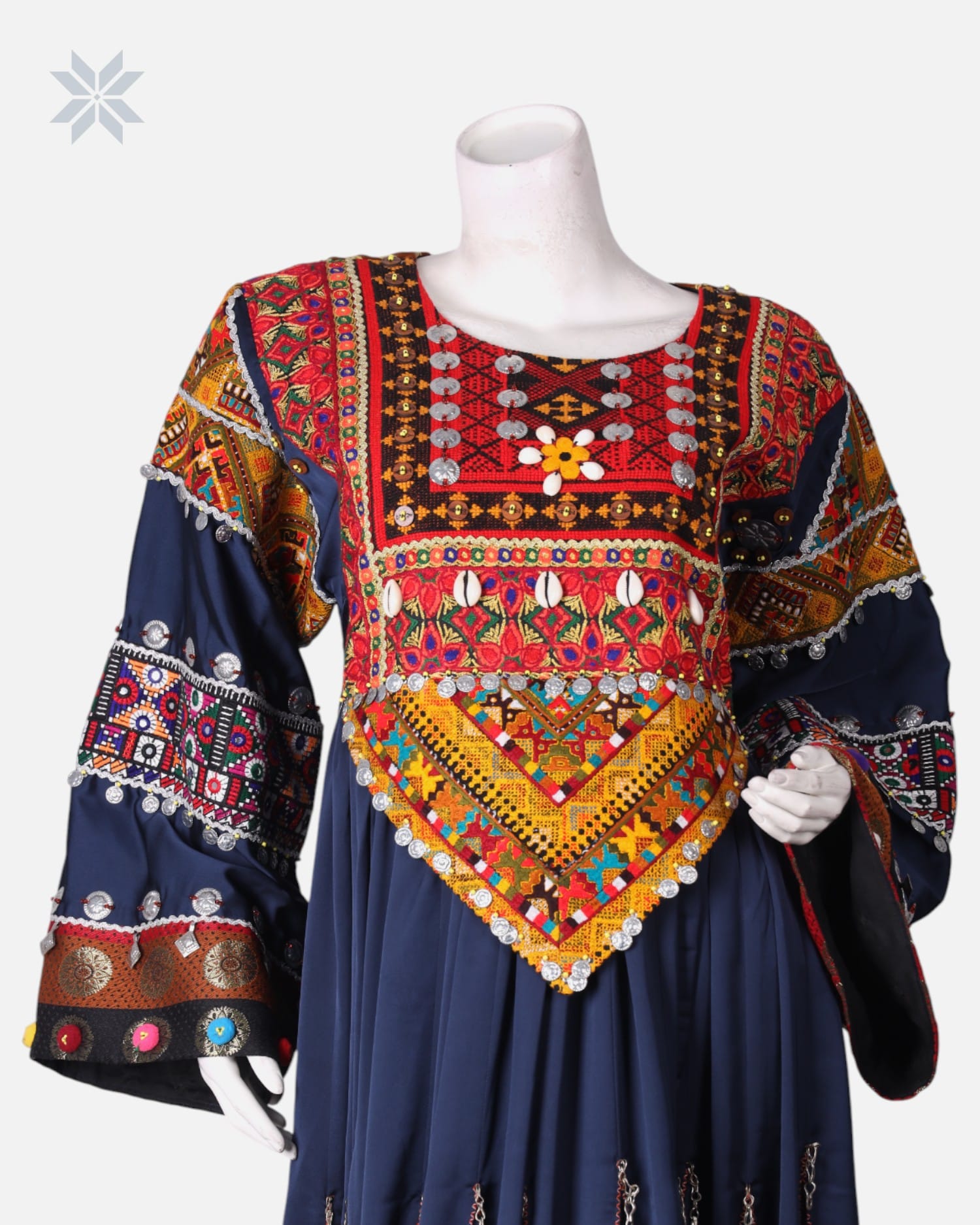 Handcrafted Afghan Embroidered Dress