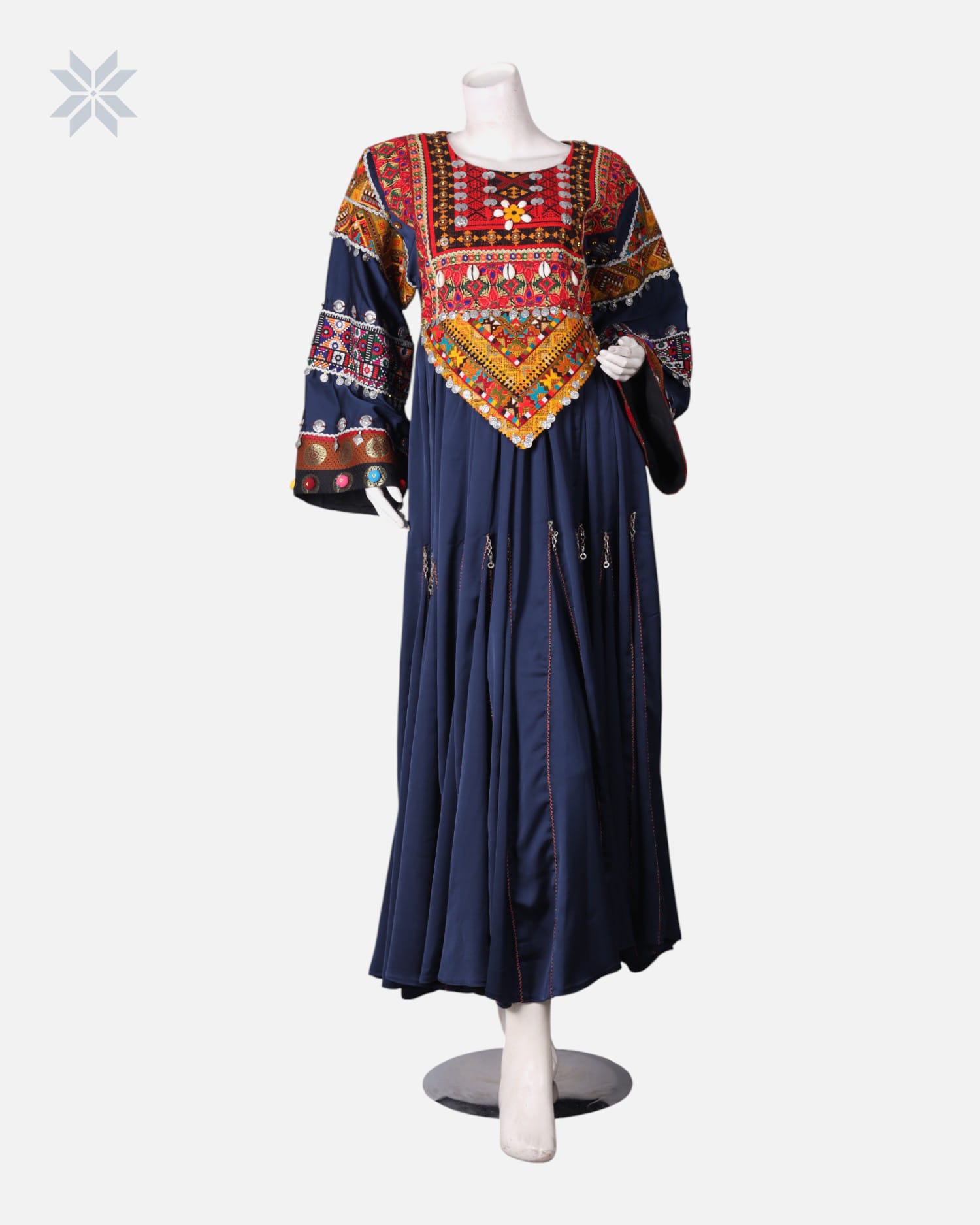 Handcrafted Afghan Embroidered Dress