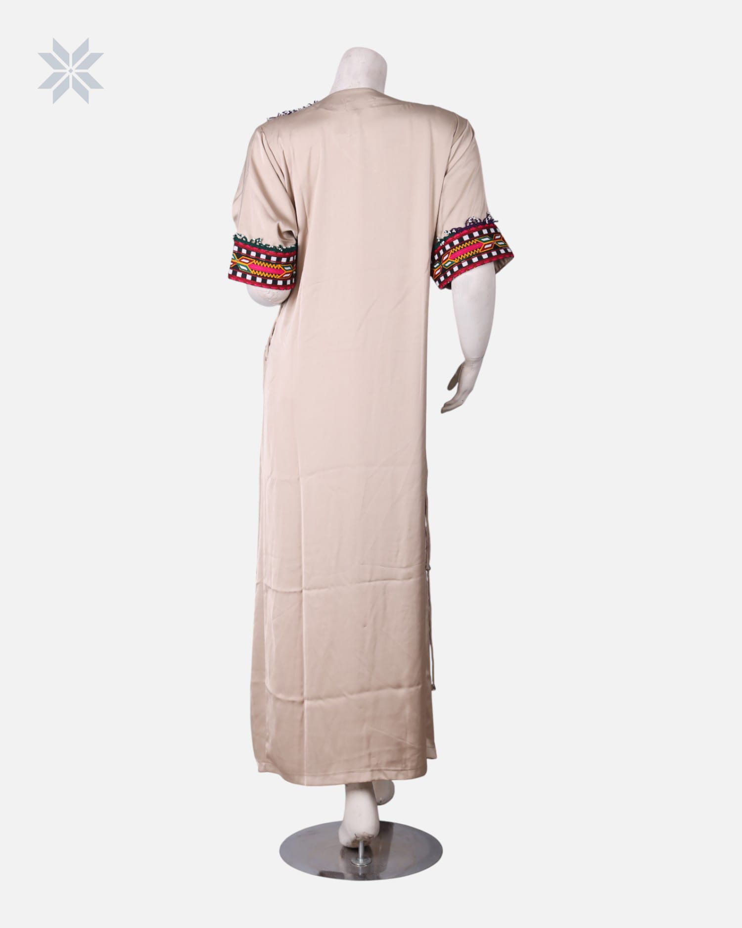 Traditional Handmade Satin Dress For Women