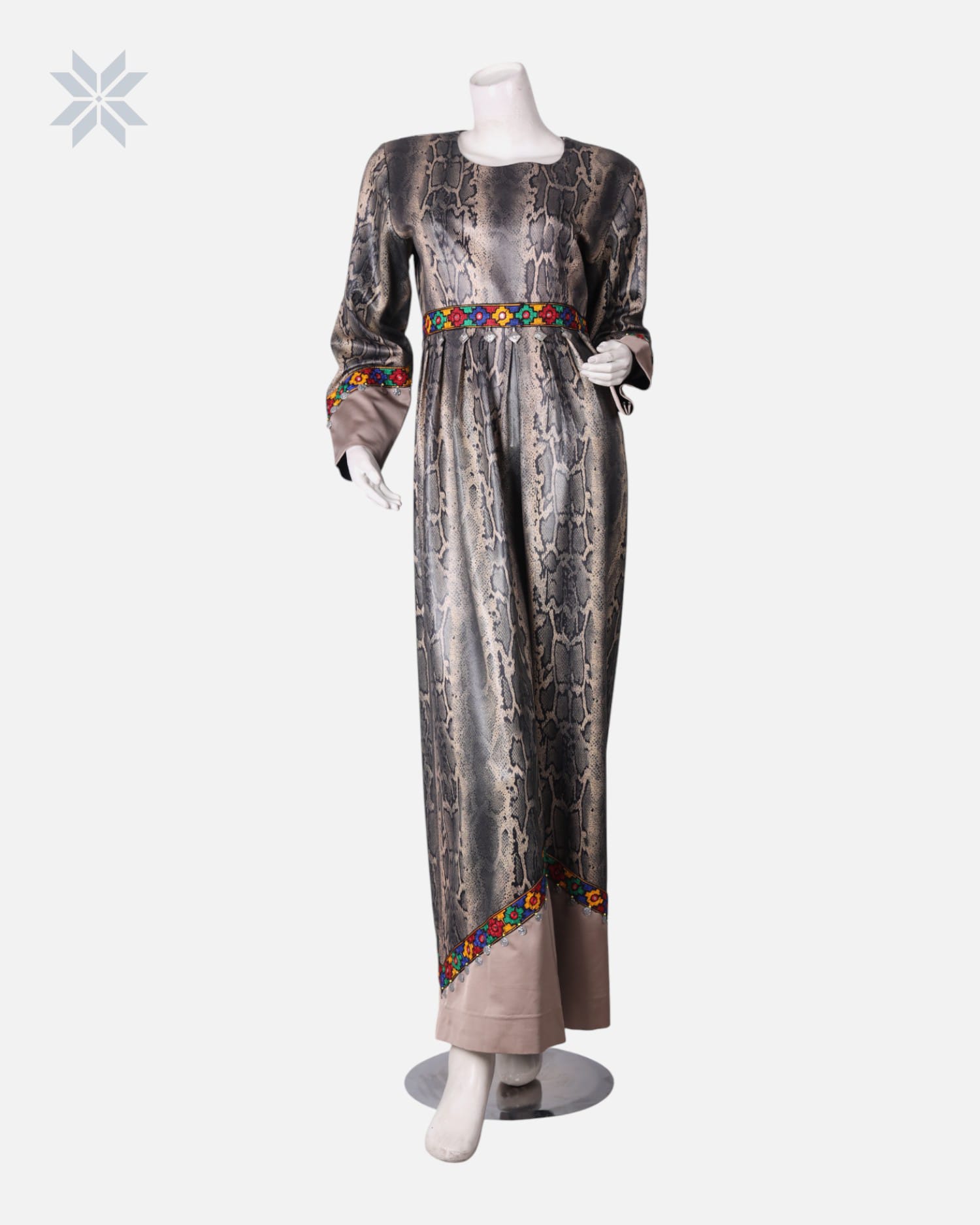 Jamsood Authentic Afghan Dress Hand Embroidered
