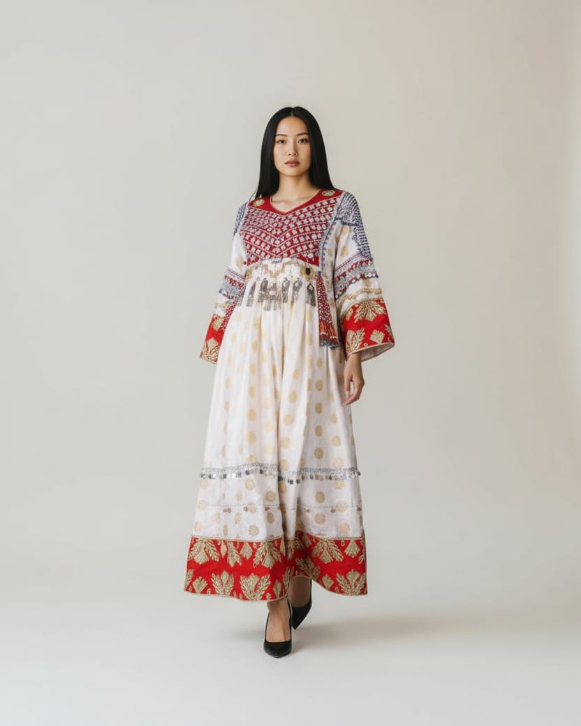 Handmade Bridal Kuchi Dress