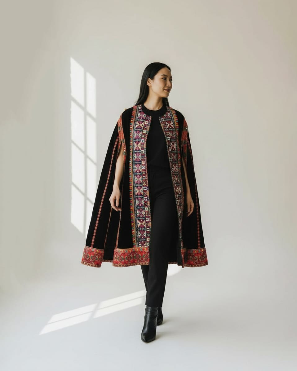 Authentic Afghan Velvet Yalan Coat