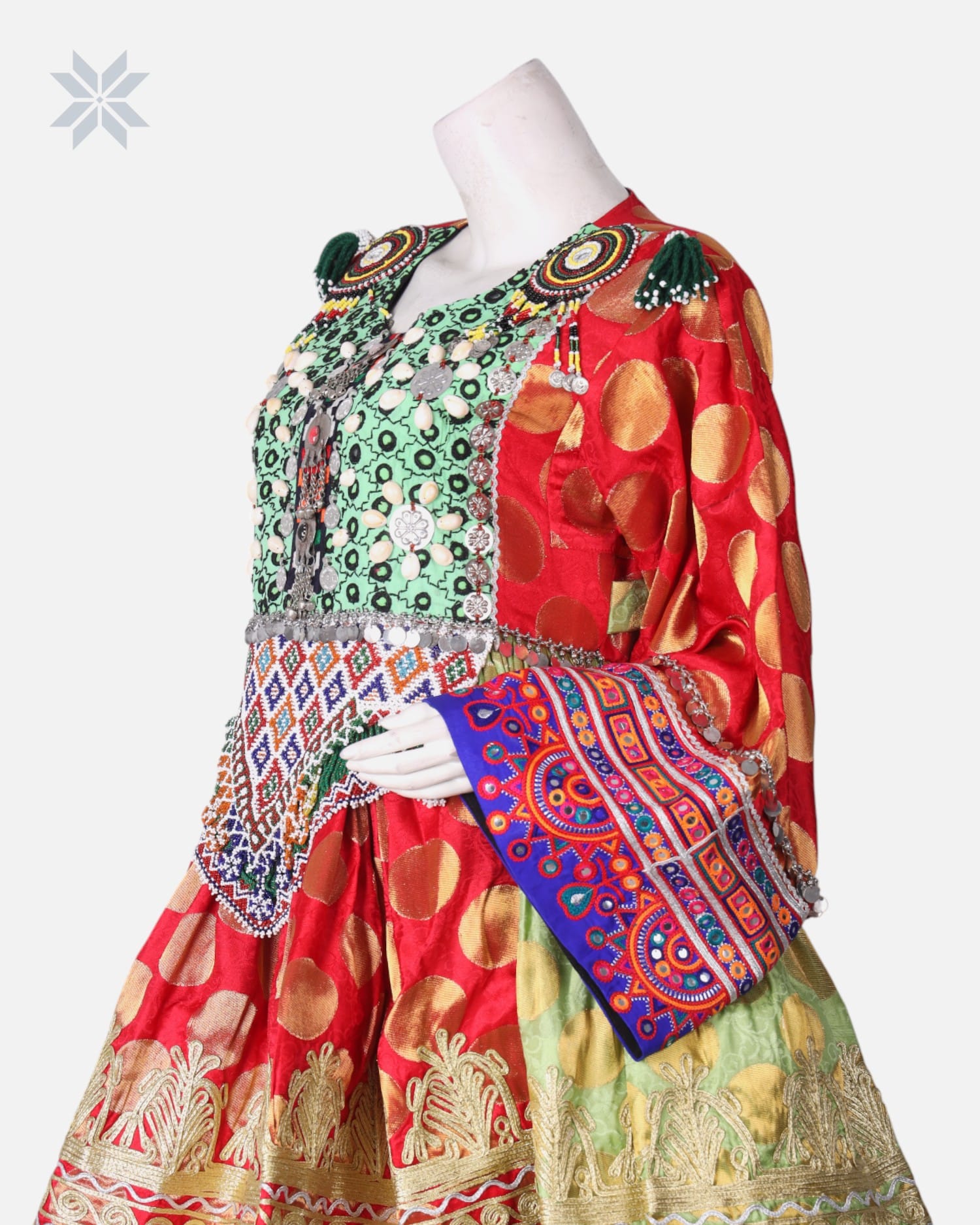 Afghan Embroidered Dress Set