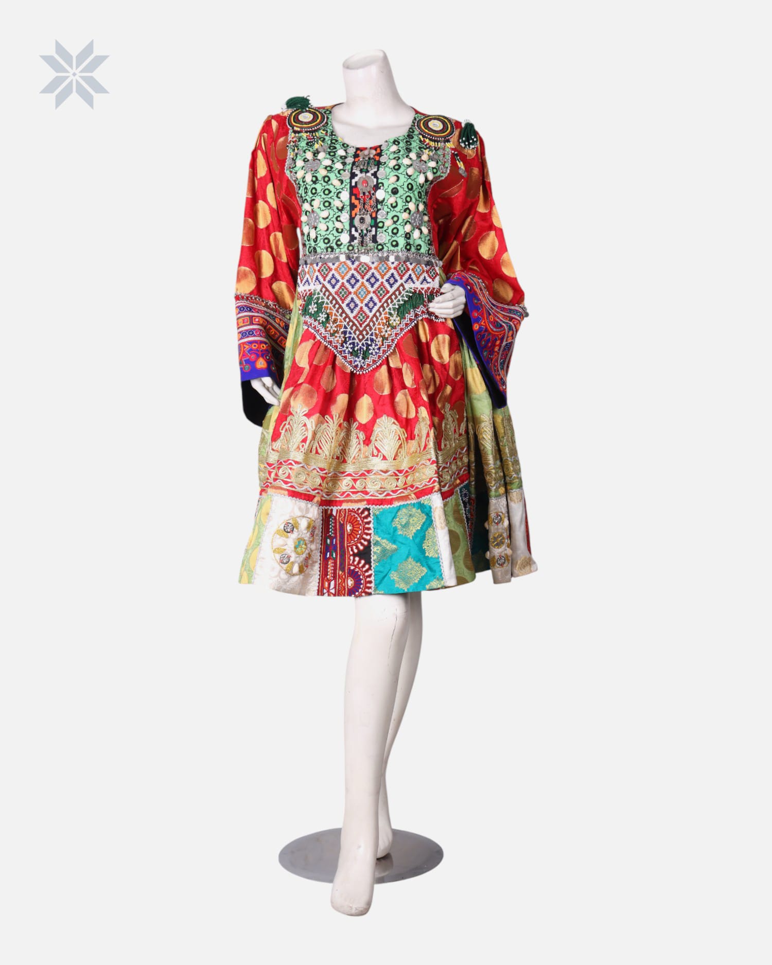 Afghan Embroidered Dress Set