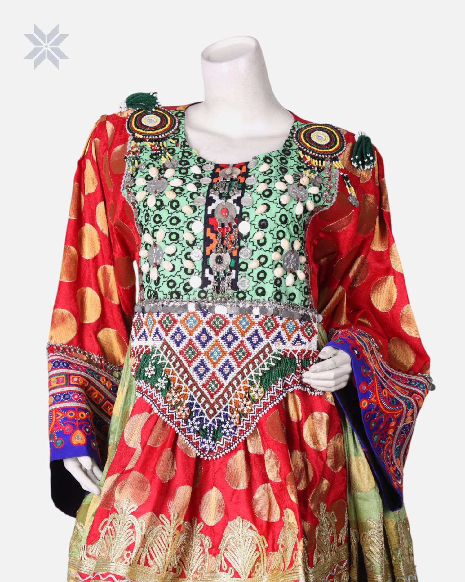 Afghan Embroidered Dress Set