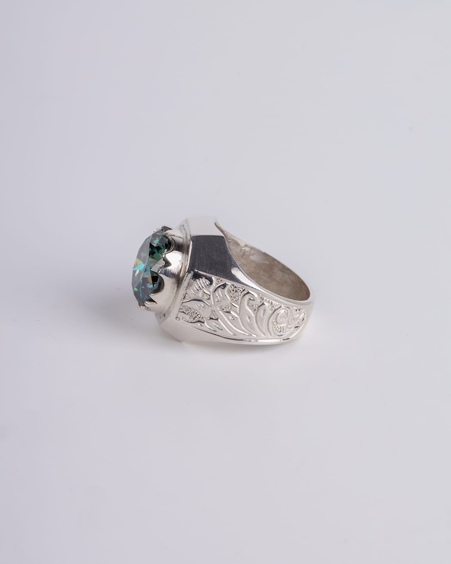 Men’s Diamond Moissanite Ring