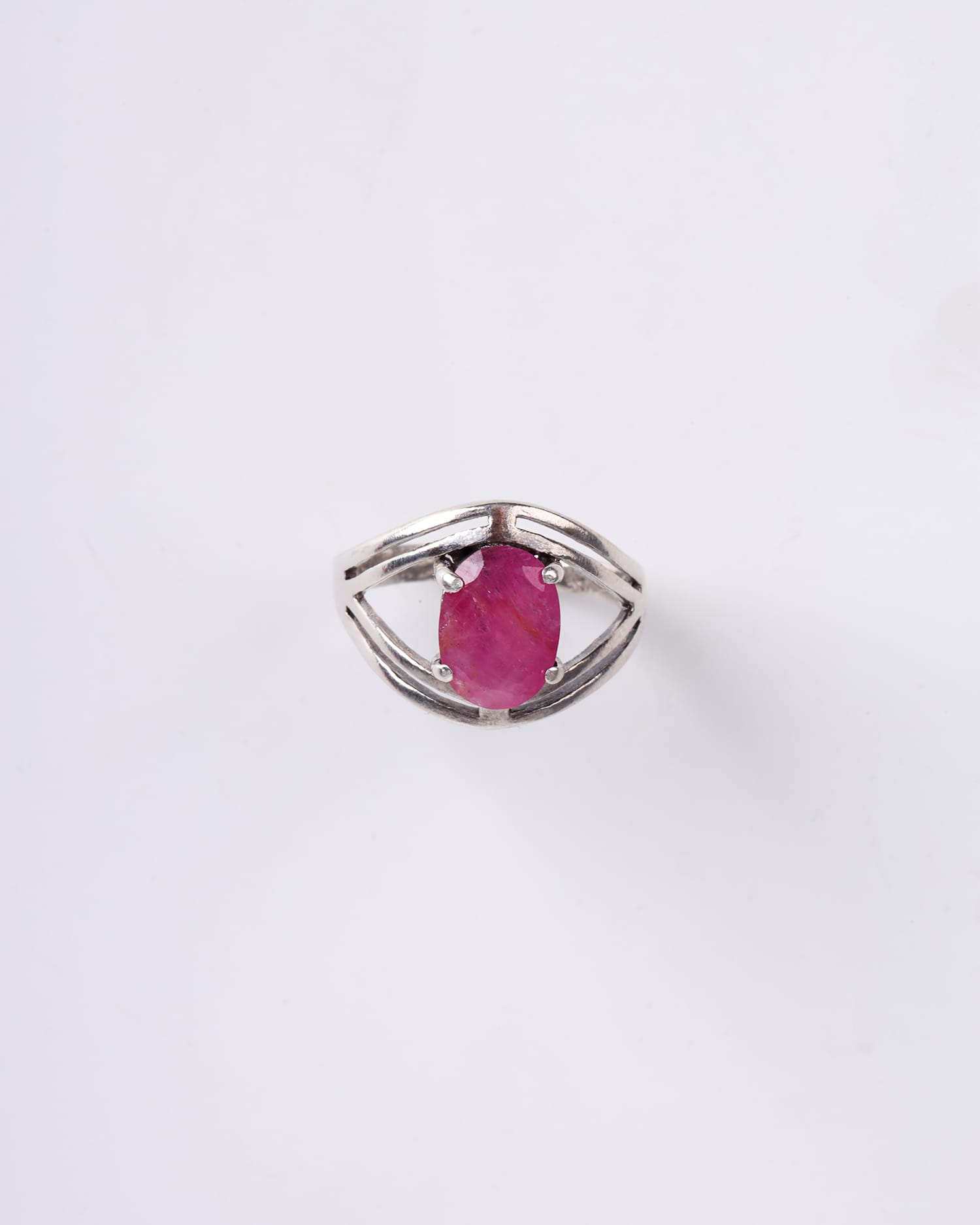 Jackdelak Ruby 925 Sterling Silver Ring