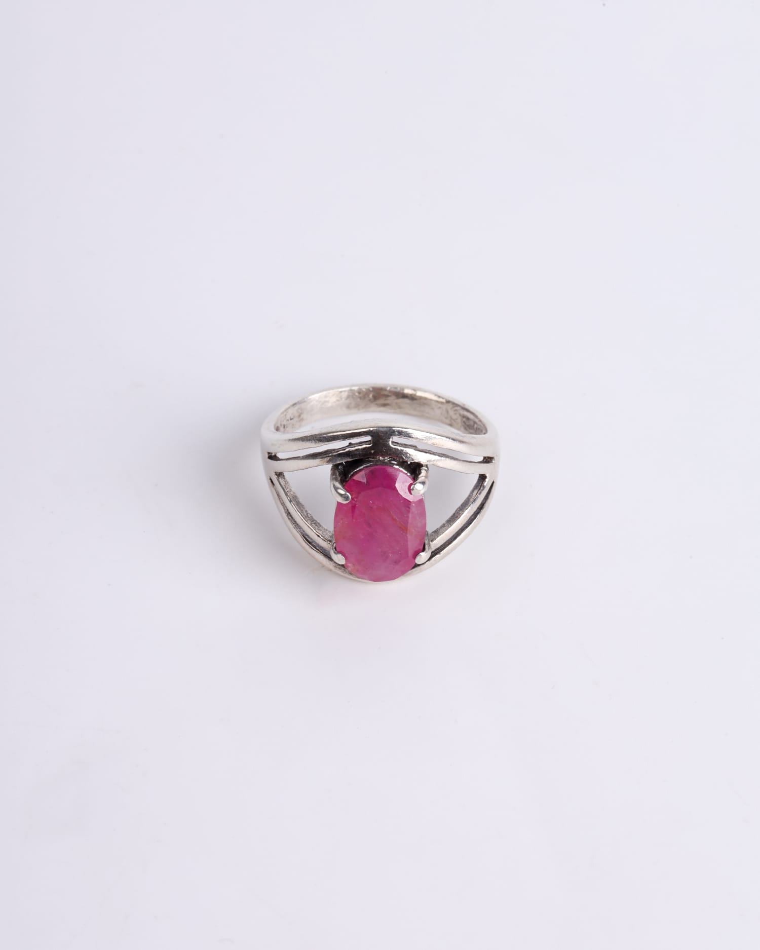 Jackdelak Ruby 925 Sterling Silver Ring