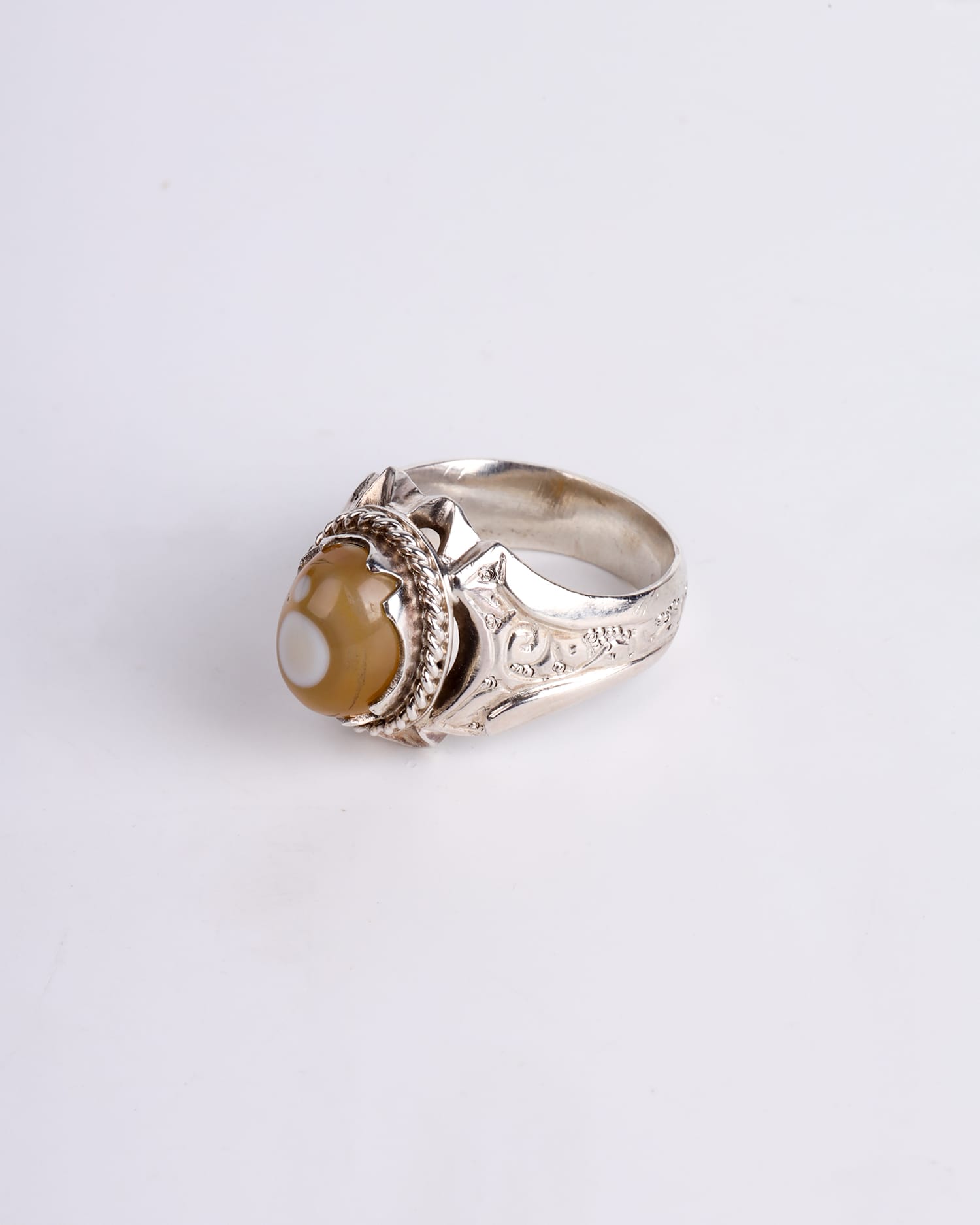 Men's 925 Sterling Silver Ruby Ring
