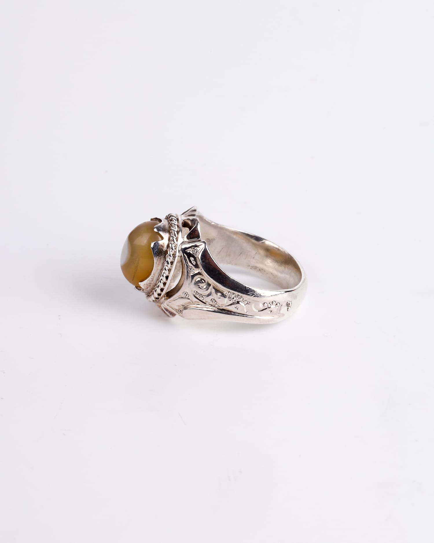 Men's 925 Sterling Silver Ruby Ring