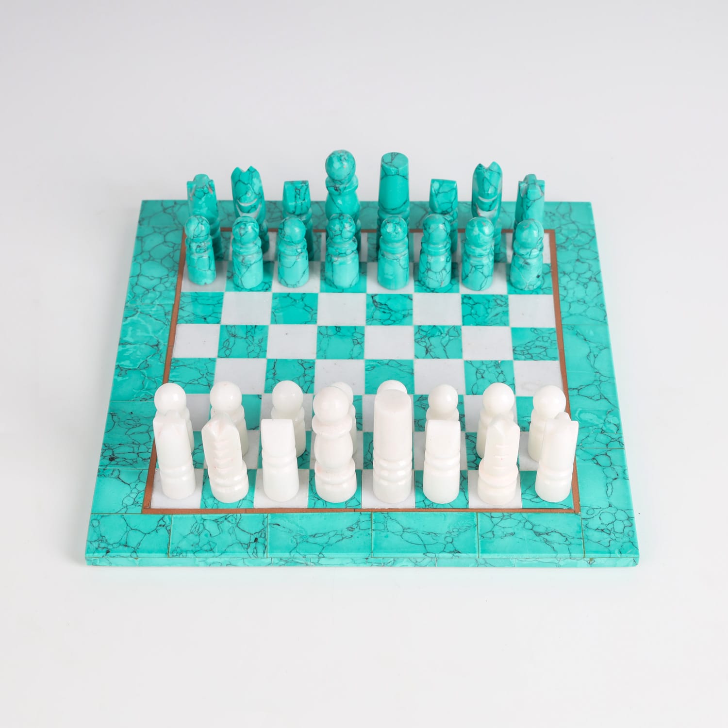Handcrafted Chess Set Luxury Board with Box
