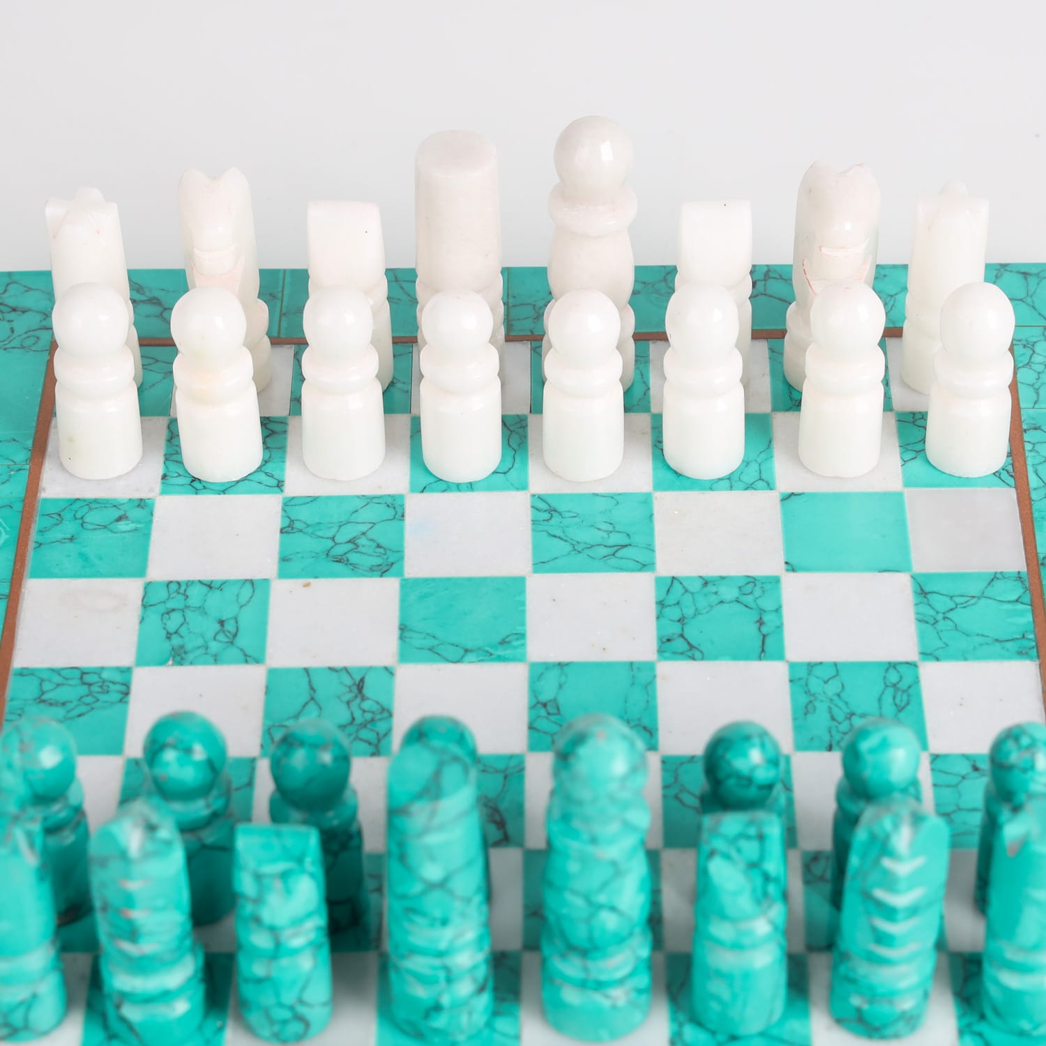 Handcrafted Chess Set Luxury Board with Box