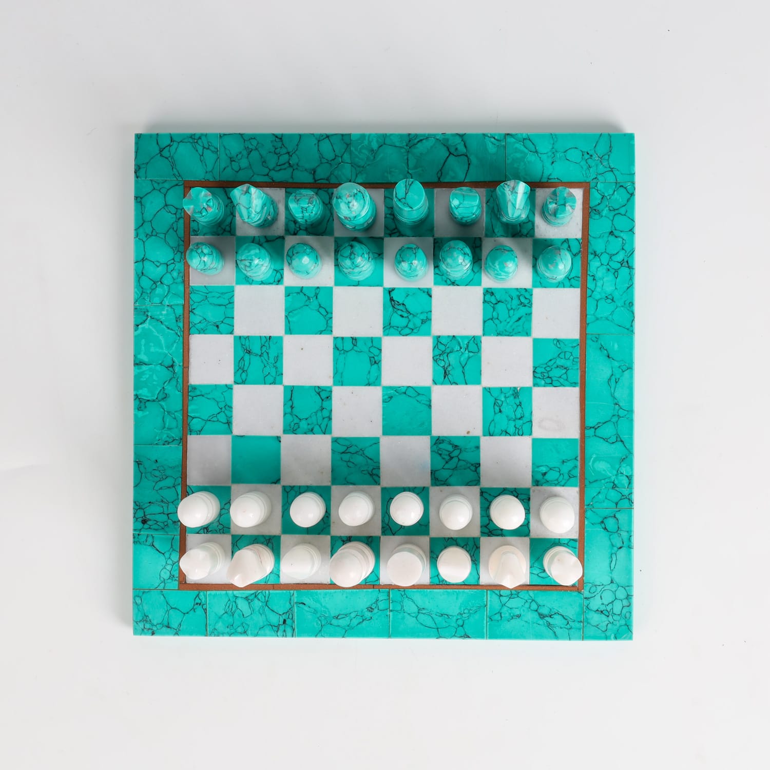 Handcrafted Chess Set Luxury Board with Box