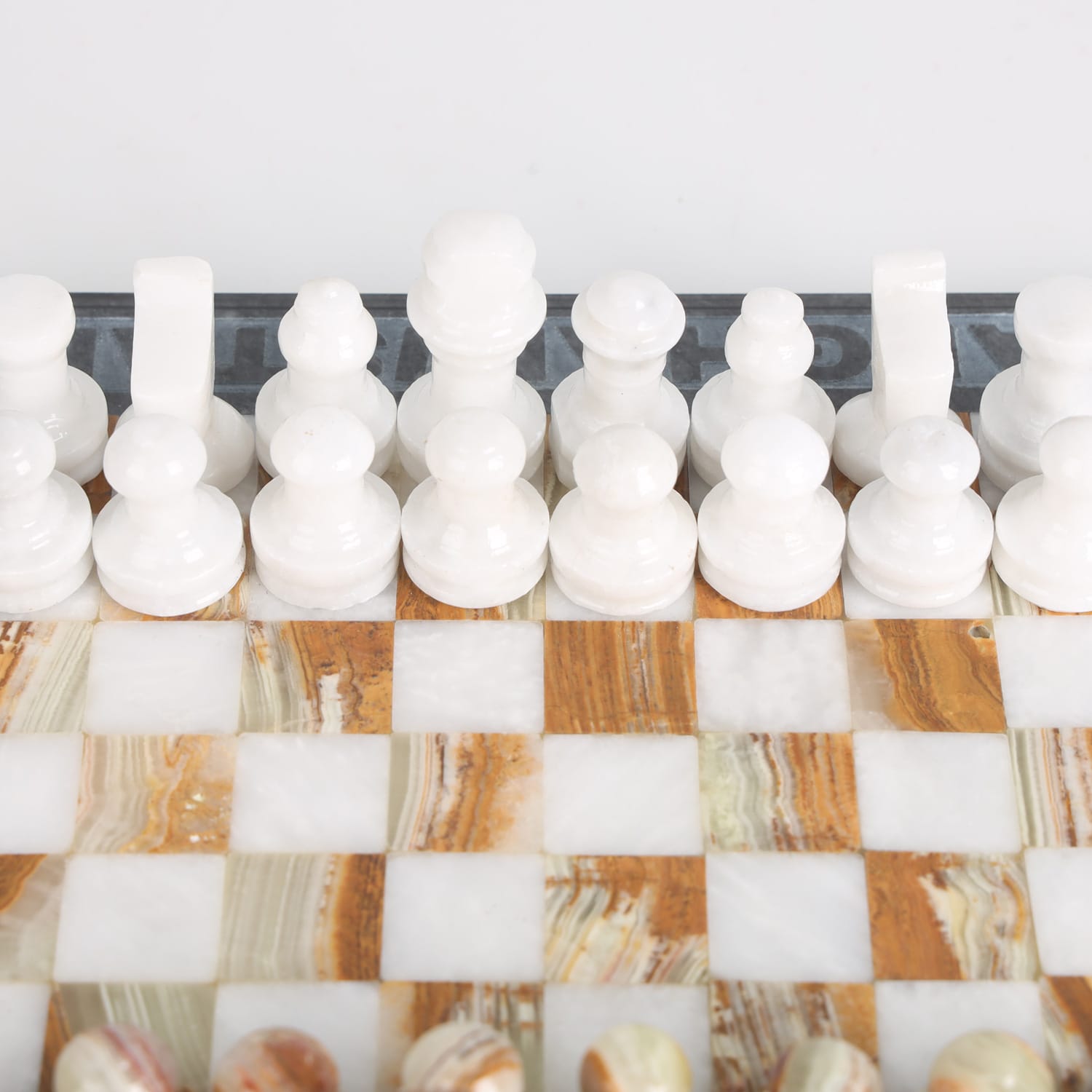 Afghan Onyx & Marble Chess Set – Handmade
