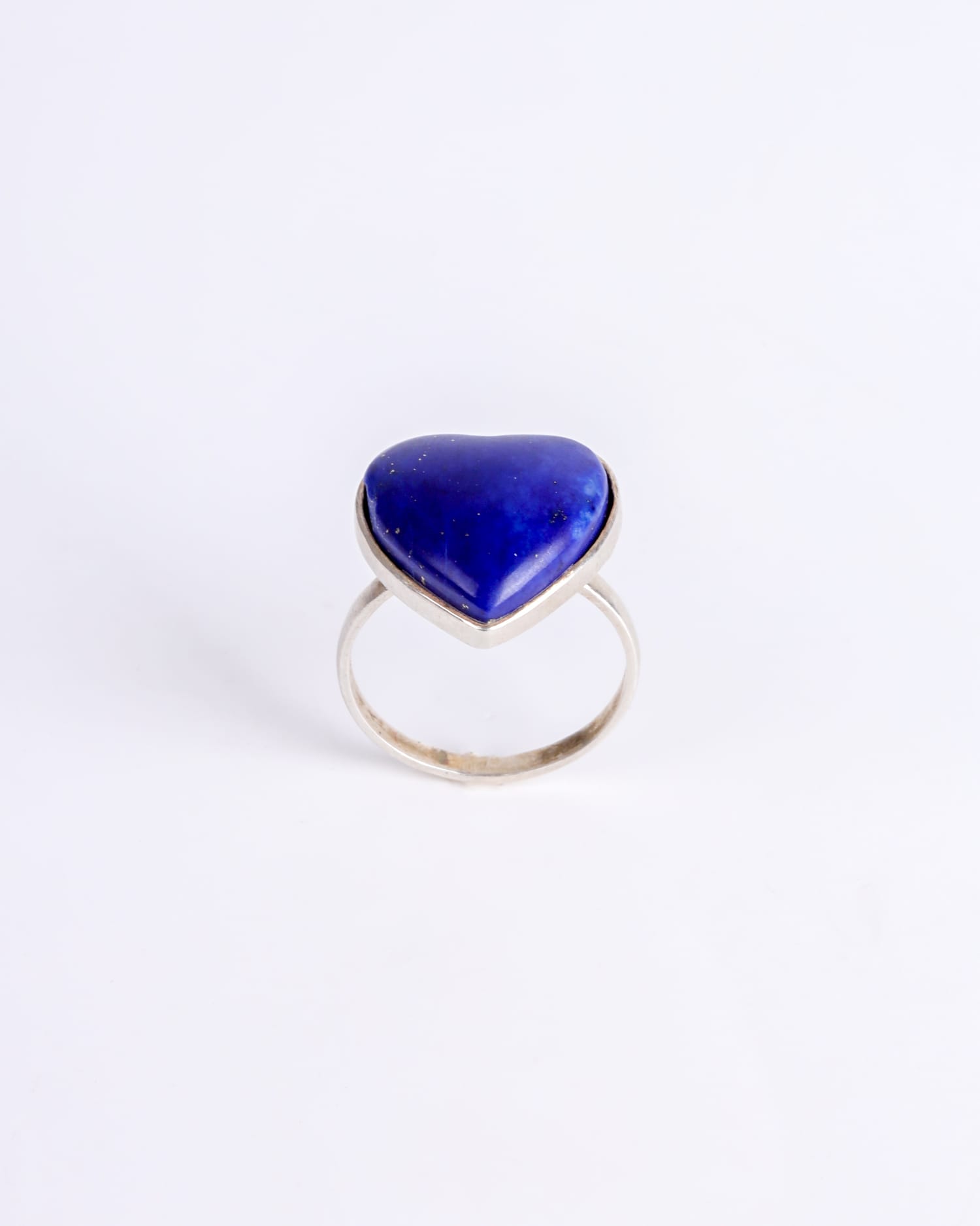 Women’s Heart Lapis Lazuli Ring
