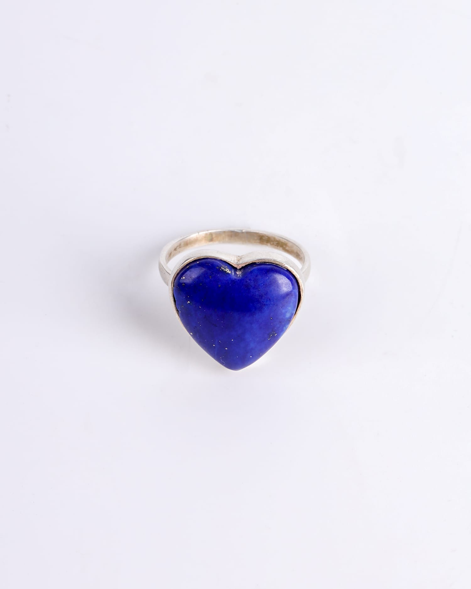 Women’s Heart Lapis Lazuli Ring