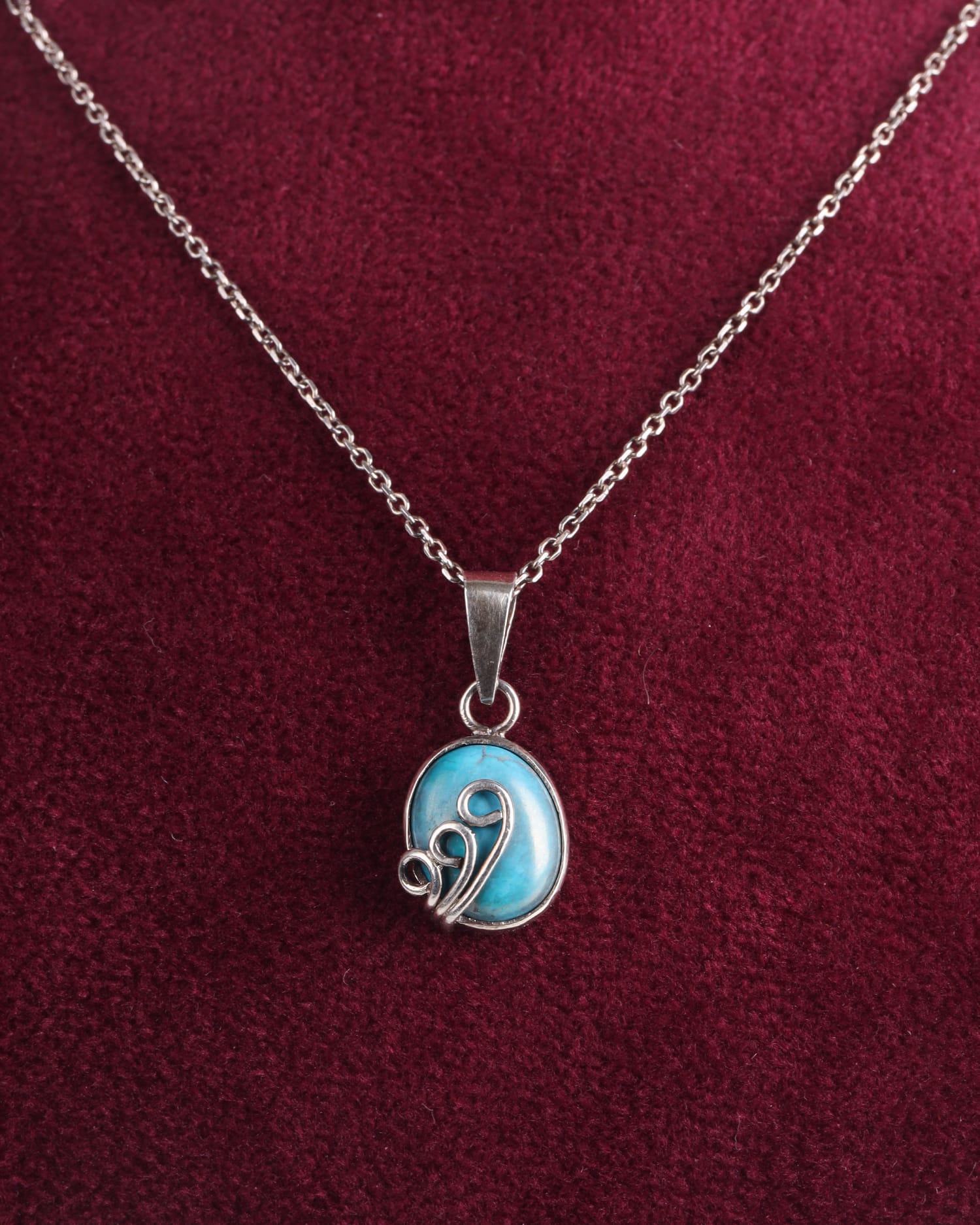Handmade Four Piece Kerman Turquoise Jewelry Set