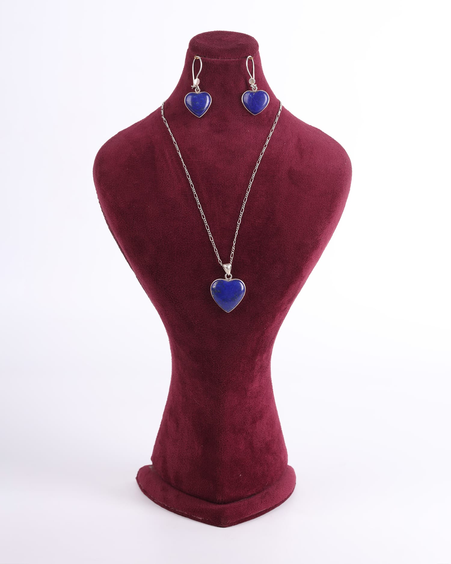 Women’s Heart Lapis Lazuli Set
