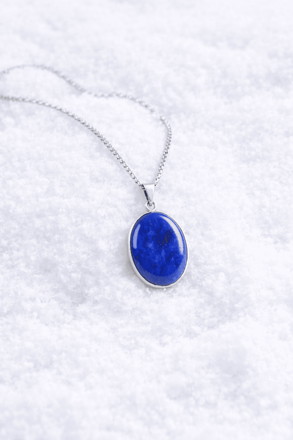 Pendant Necklace Handcrafted Lapis Lazuli