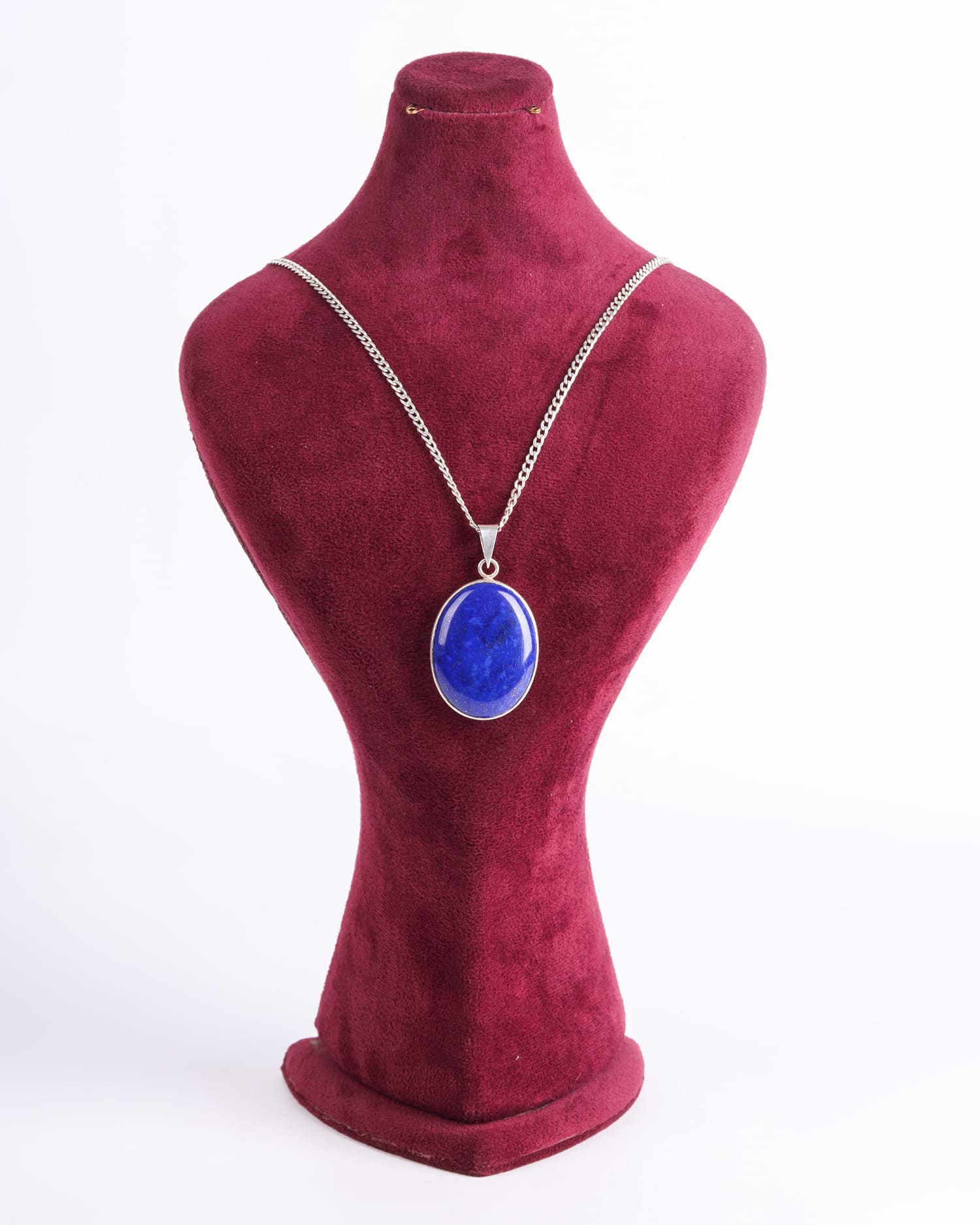 Pendant Necklace Handcrafted Lapis Lazuli