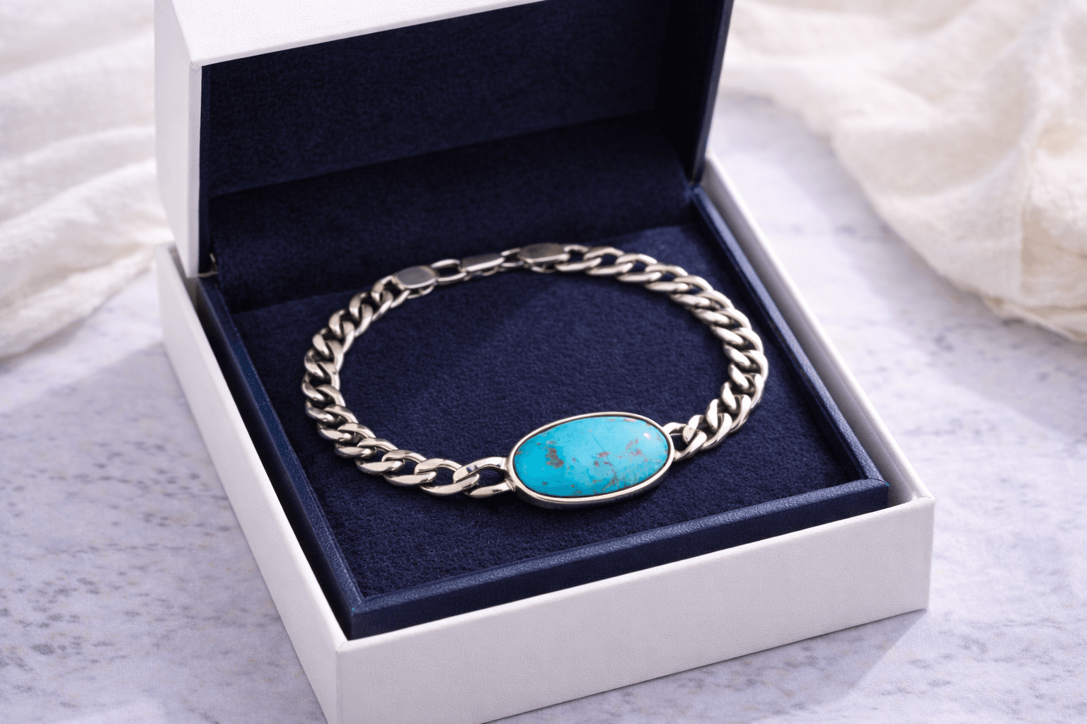 925 Sterling Silver Turquoise Bracelet