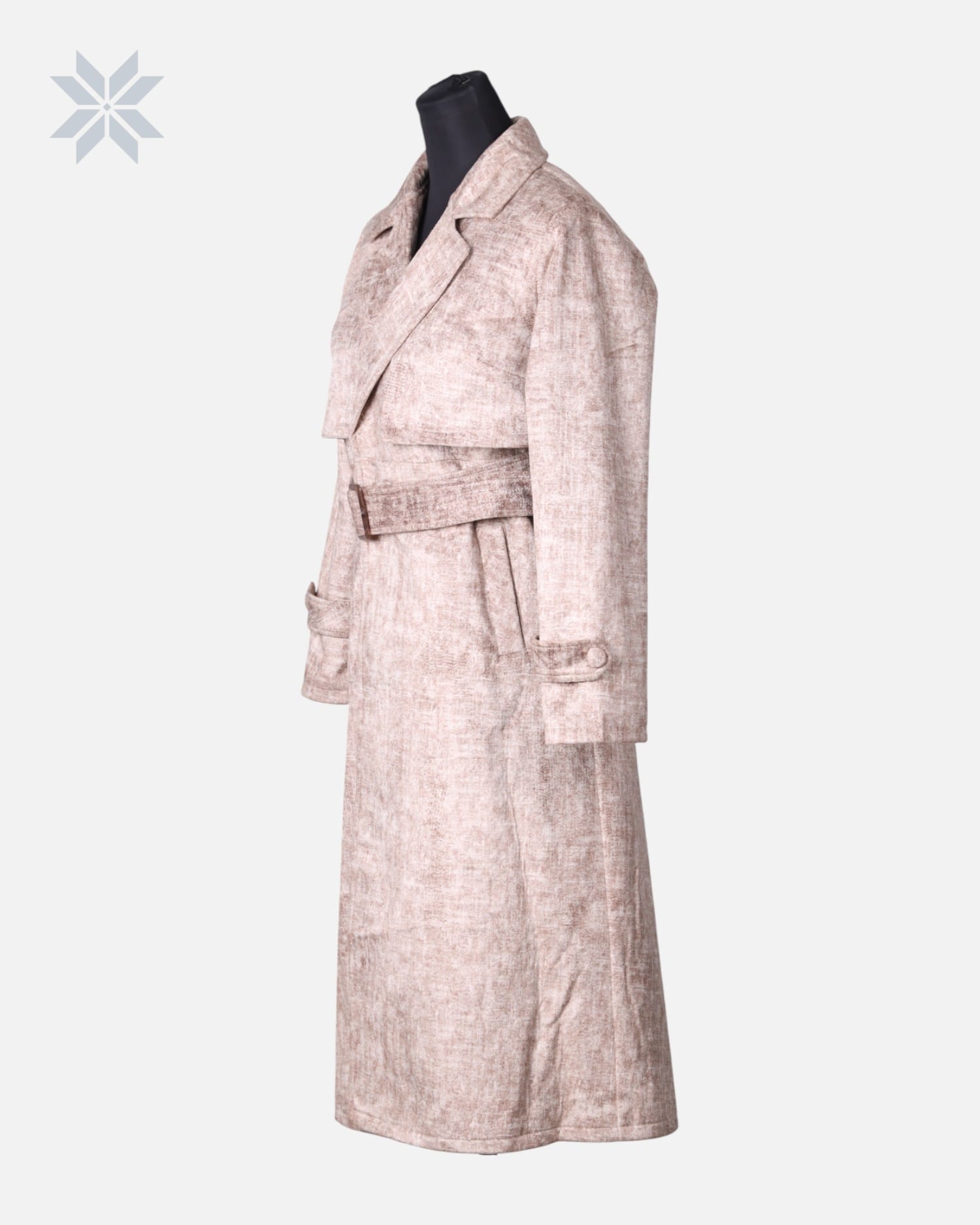Handcrafted Afghan Suede Overcoat for Women