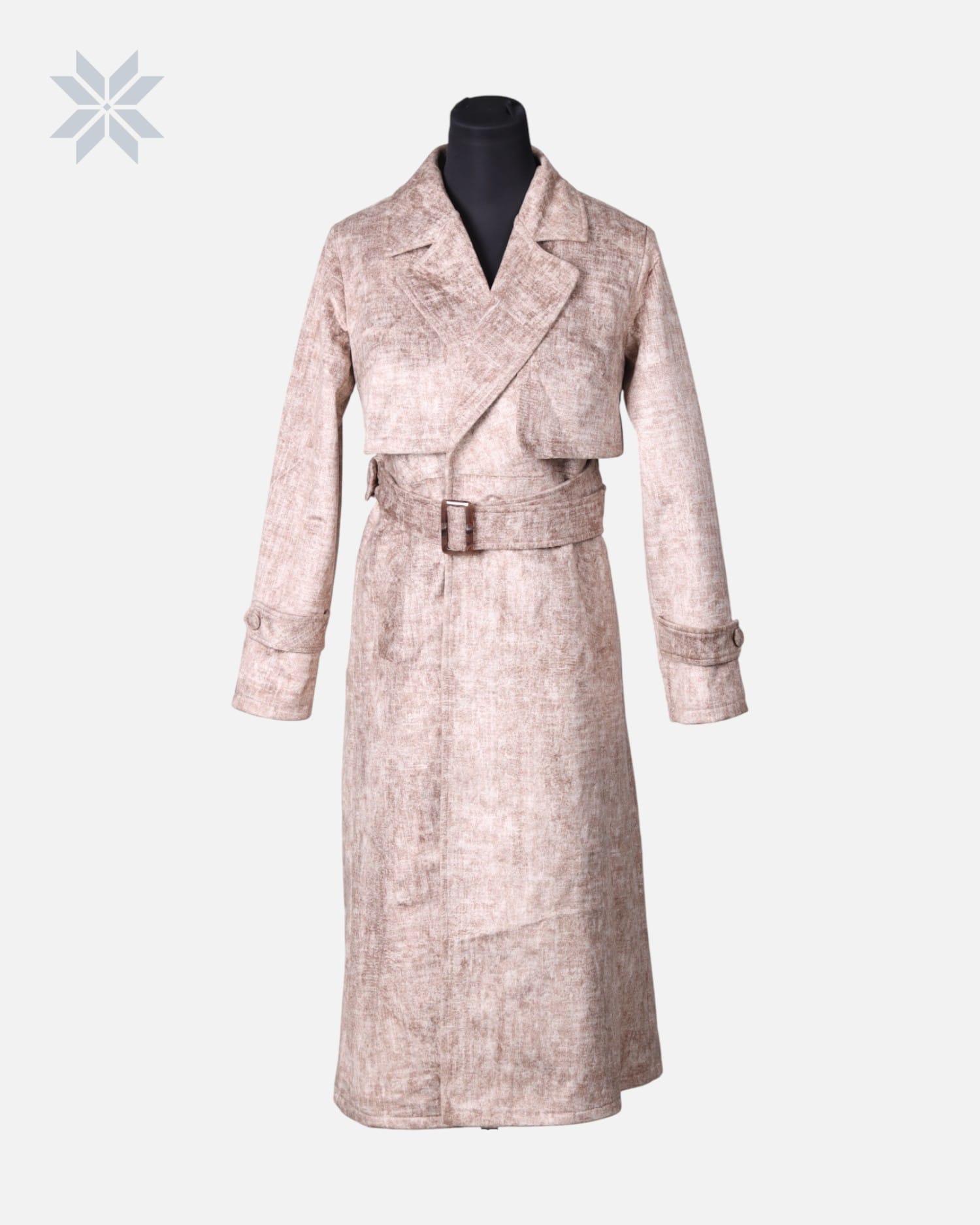 Handcrafted Afghan Suede Overcoat for Women