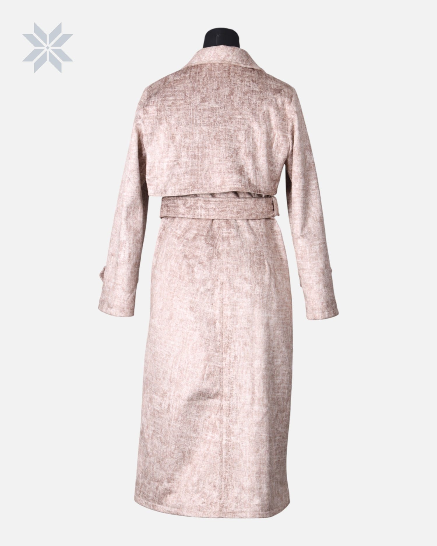 Handcrafted Afghan Suede Overcoat for Women