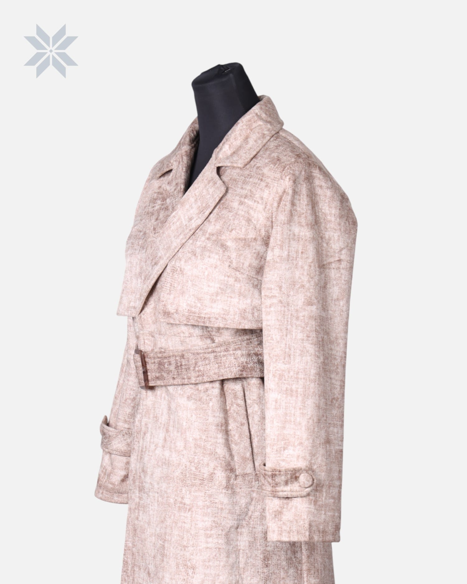 Handcrafted Afghan Suede Overcoat for Women